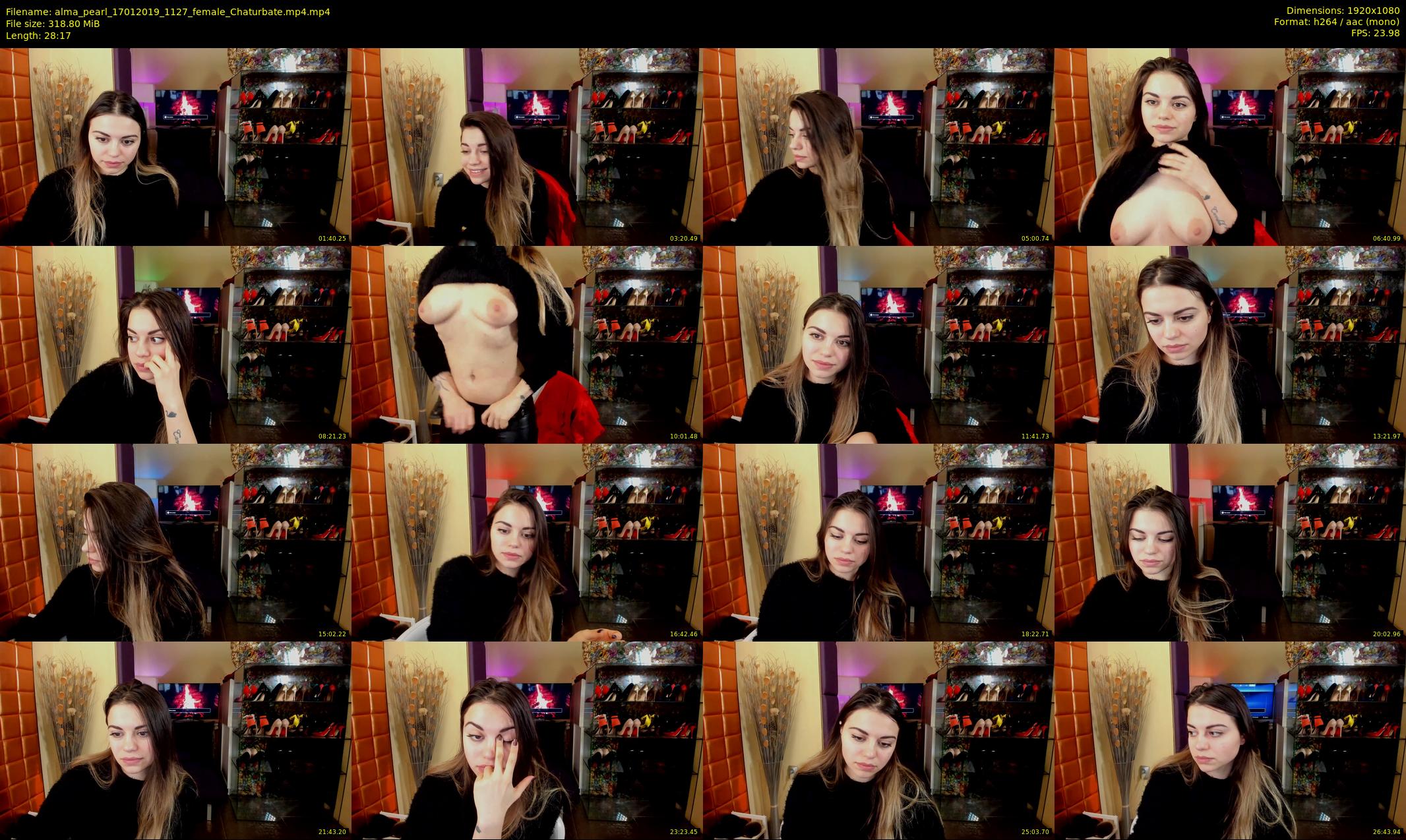 alma_pearl — 29 minute Chaturbate female cam show recording, 1080p, Jan 17, 2019