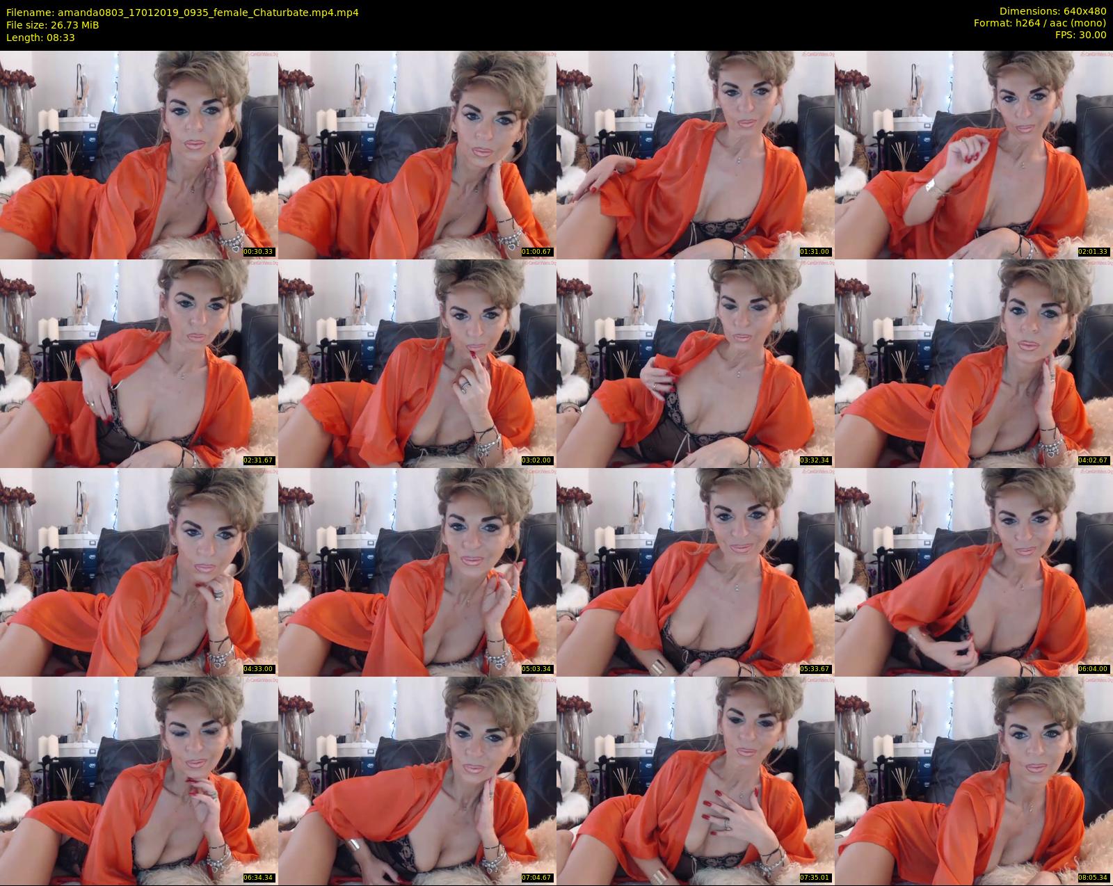 amanda0803 — 9 minute Chaturbate female cam show recording, 480p, Jan 17, 2019