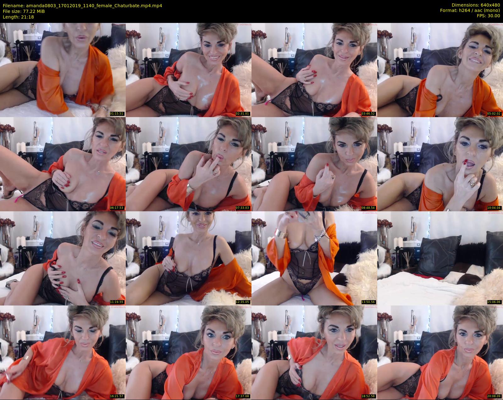 amanda0803 — 22 minute Chaturbate female cam show recording, 480p, Jan 17, 2019