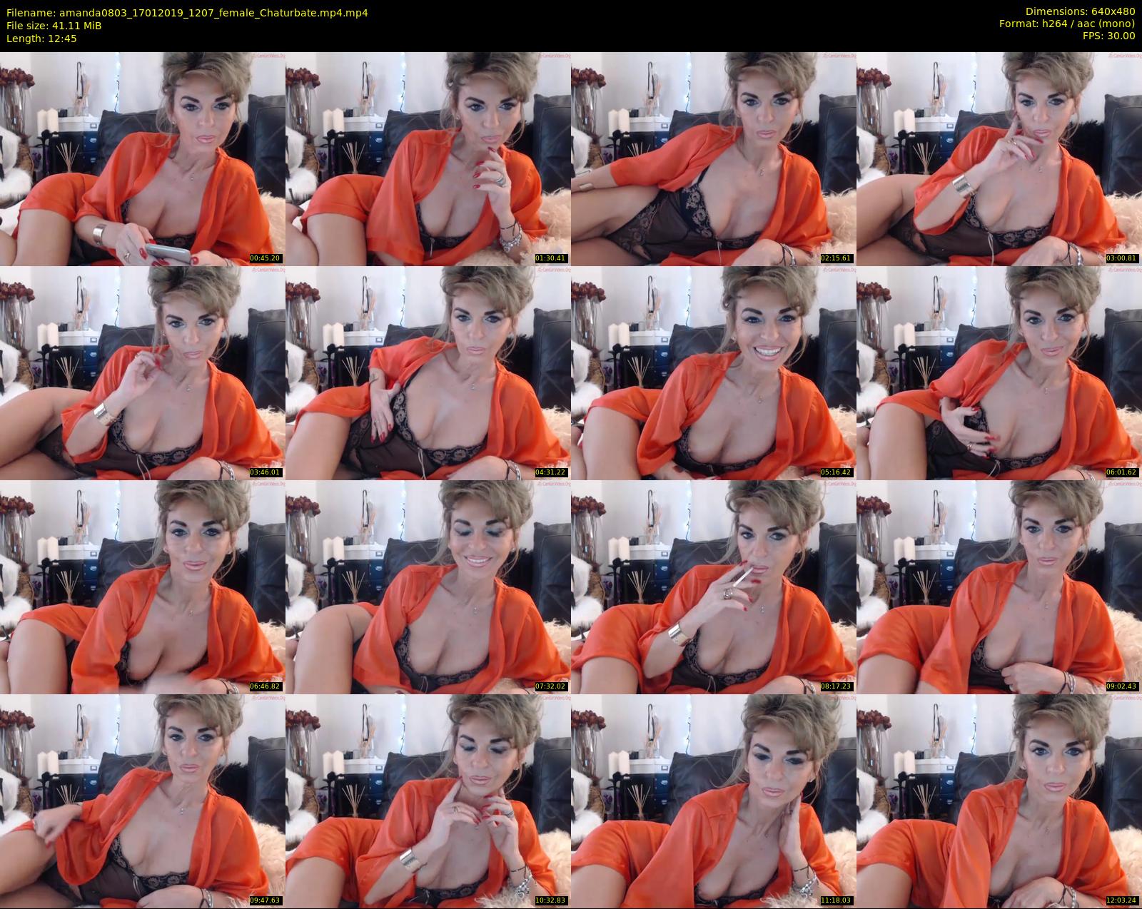 amanda0803 — 13 minute Chaturbate female cam show recording, 480p, Jan 17, 2019