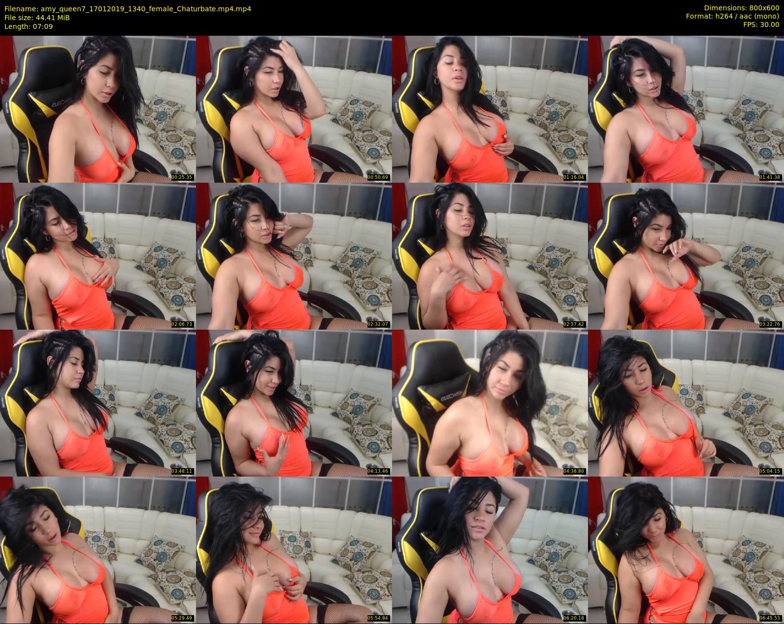amy_queen7 — 8 minute Chaturbate female cam show recording, 480p, Jan 17, 2019