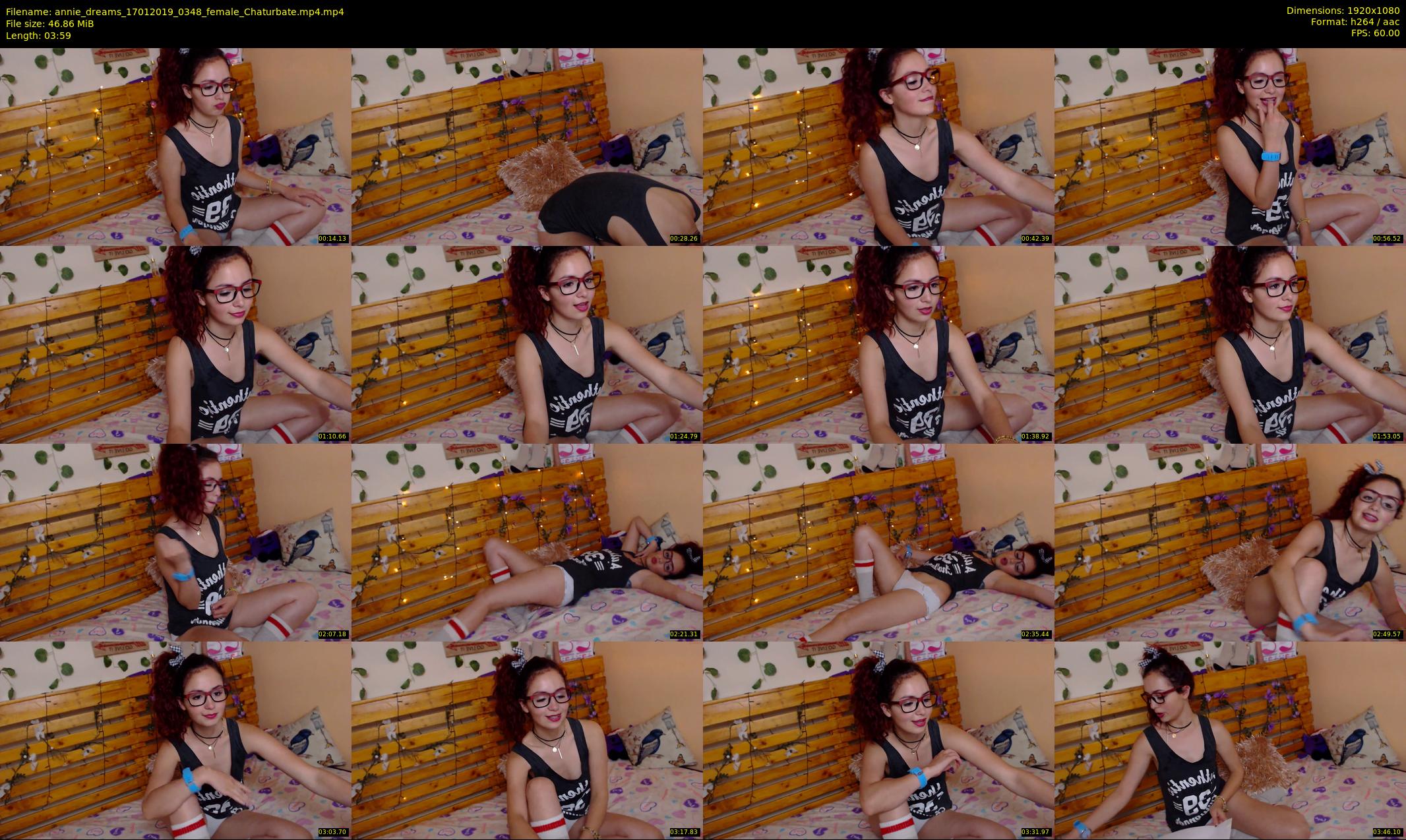 annie_dreams — 4 minute Chaturbate female cam show recording, 1080p, Jan 17, 2019