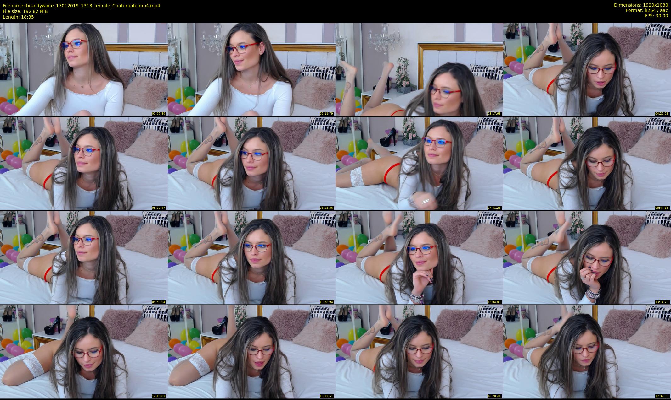brandywhite — 19 minute Chaturbate female cam show recording, 1080p, Jan 17, 2019
