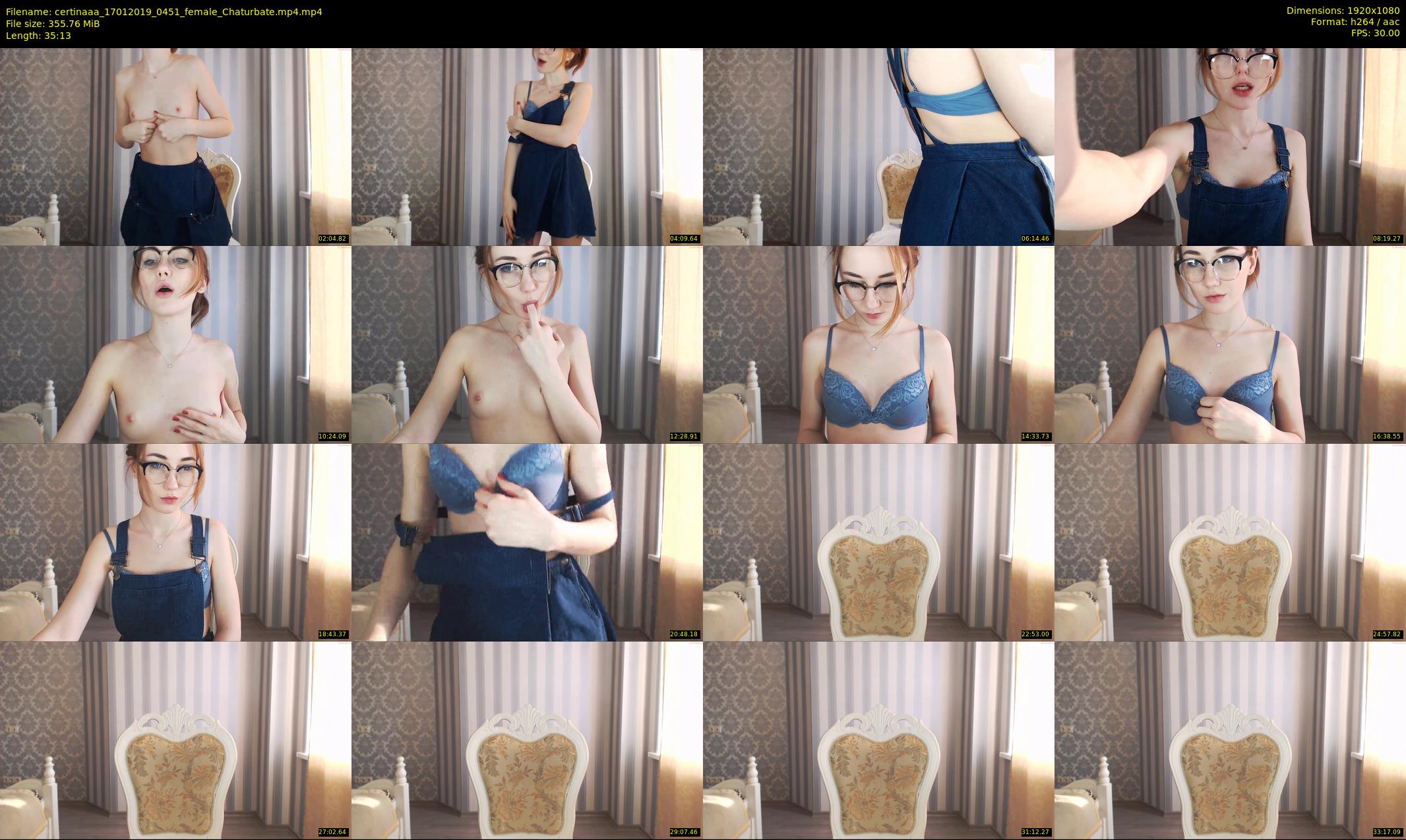 certinaaa — 36 minute Chaturbate female cam show recording, 1080p, Jan 17, 2019