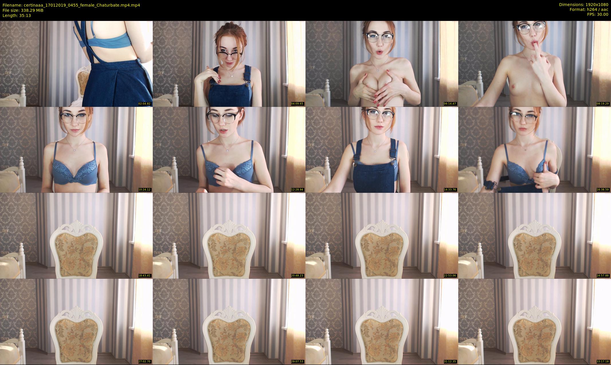 certinaaa — 36 minute Chaturbate female cam show recording, 1080p, Jan 17, 2019