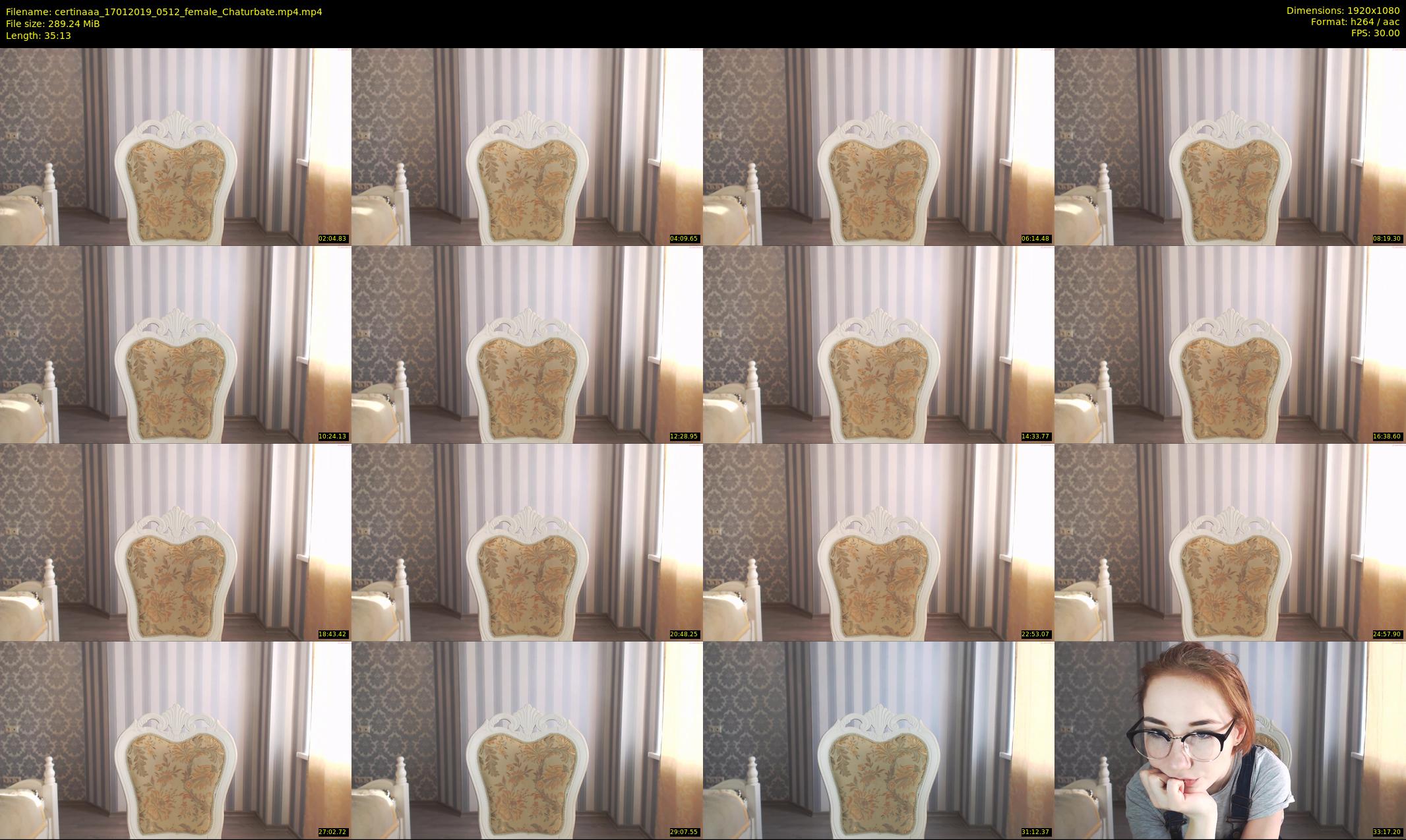 certinaaa — 36 minute Chaturbate female cam show recording, 1080p, Jan 17, 2019