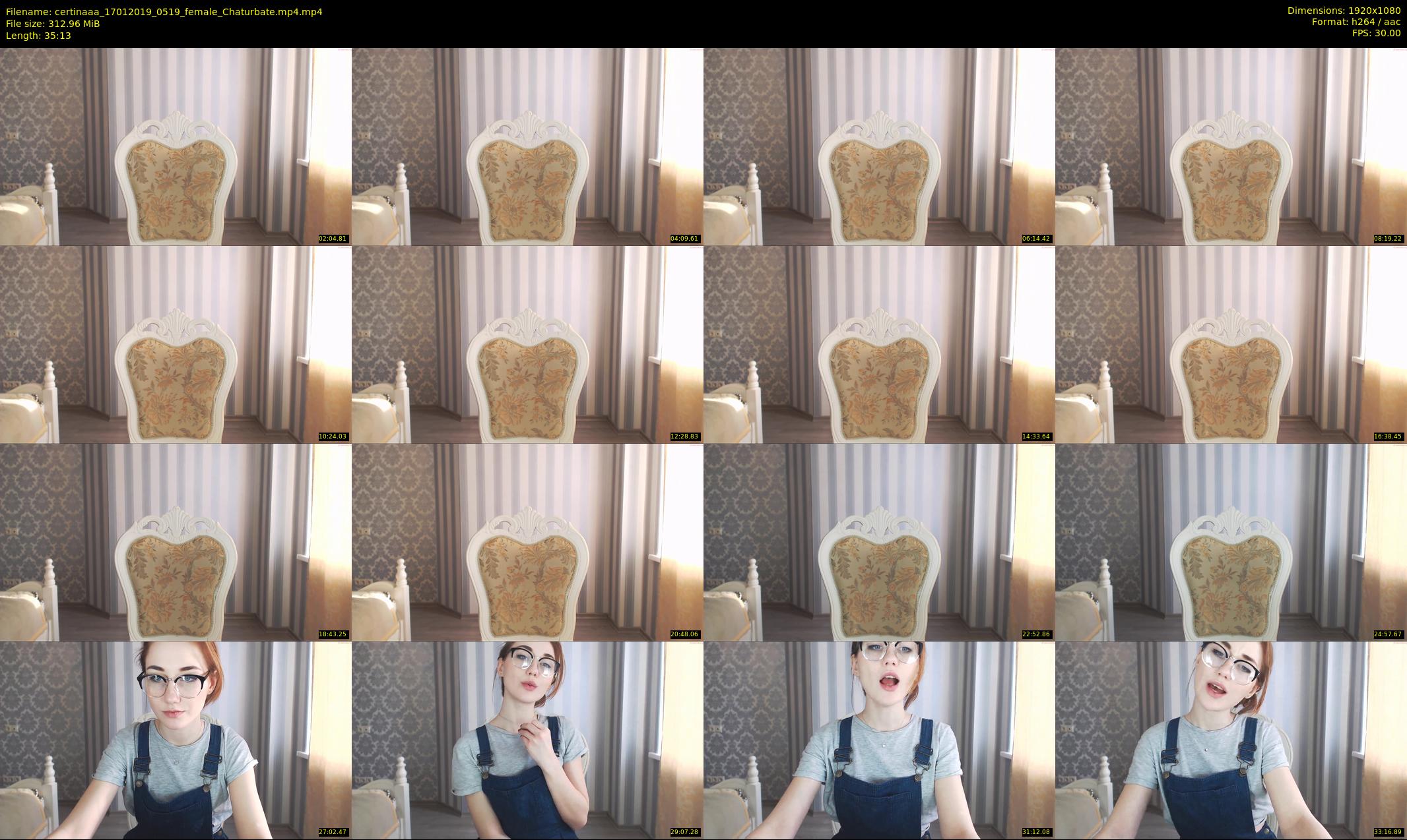 certinaaa — 36 minute Chaturbate female cam show recording, 1080p, Jan 17, 2019