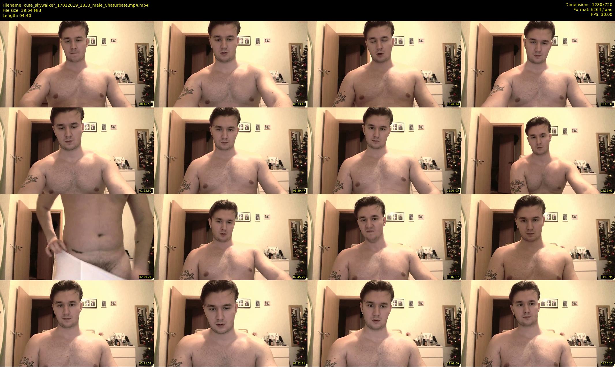 cute_skywalker — 5 minute Chaturbate male cam show recording, 720p, Jan 17, 2019