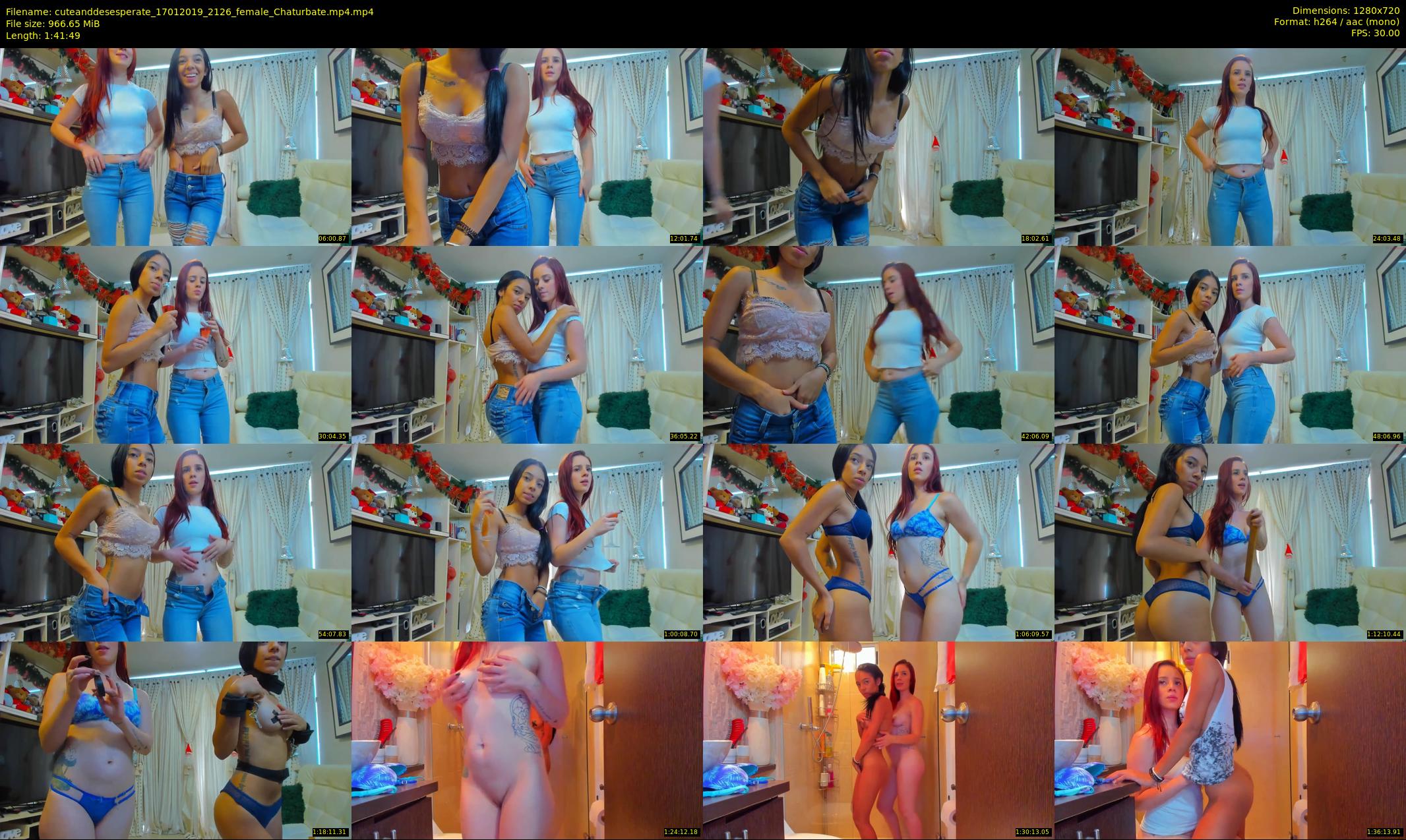 cuteanddesesperate — 102 minute Chaturbate female cam show recording, 720p, Jan 17, 2019