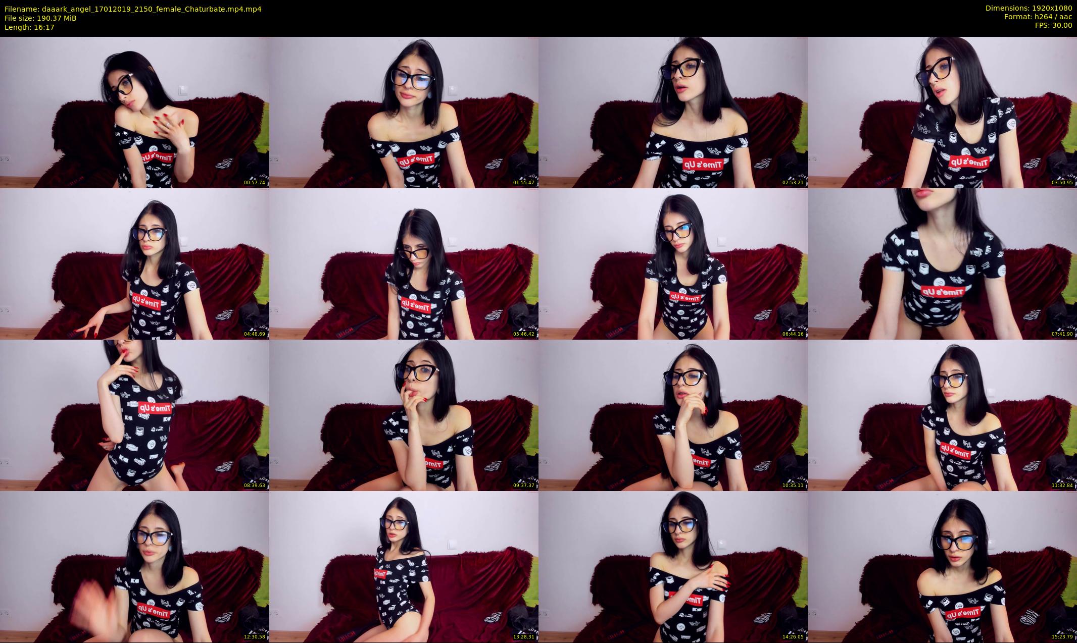 daaark_angel — 17 minute Chaturbate female cam show recording, 1080p, Jan 17, 2019