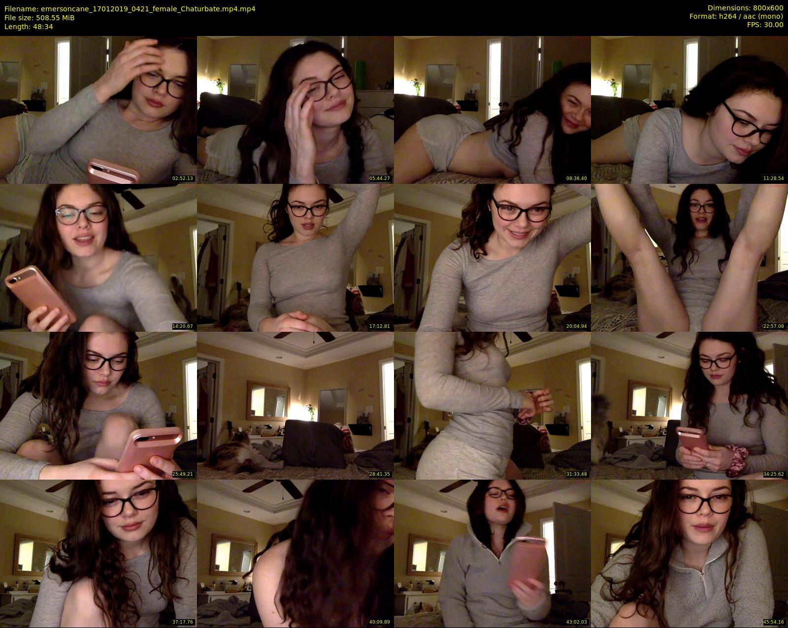 emersoncane — 49 minute Chaturbate female cam show recording, 480p, Jan 17, 2019