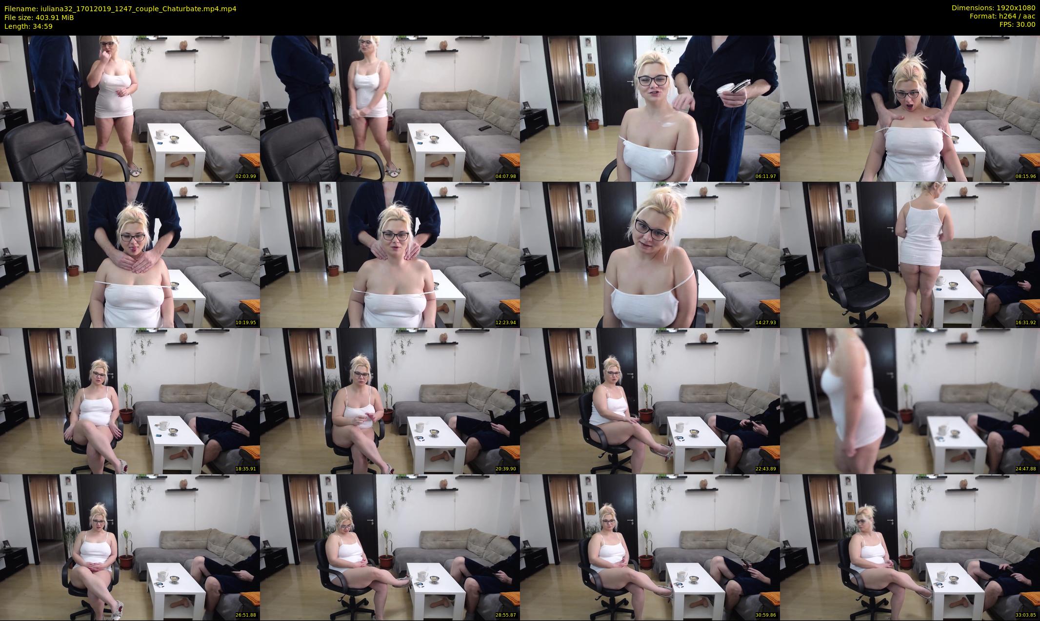 iuliana32 — 35 minute Chaturbate couple cam show recording, 1080p, Jan 17, 2019