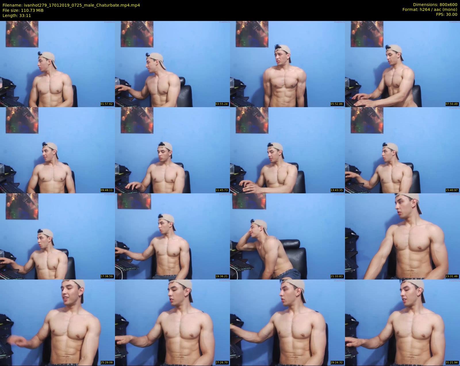 ivanhot279 — 34 minute Chaturbate male cam show recording, 480p, Jan 17, 2019
