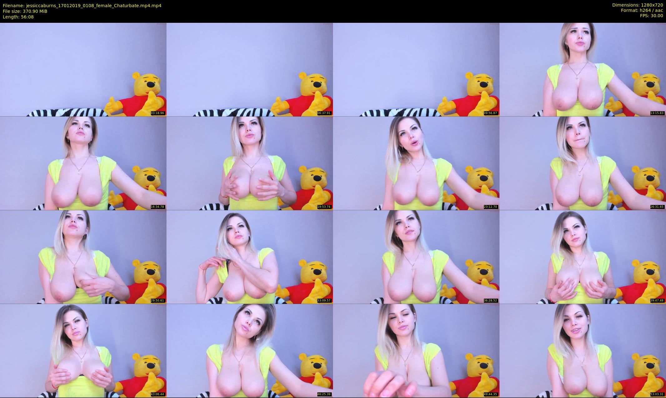 jessiccaburns — 57 minute Chaturbate female cam show recording, 720p, Jan 17, 2019