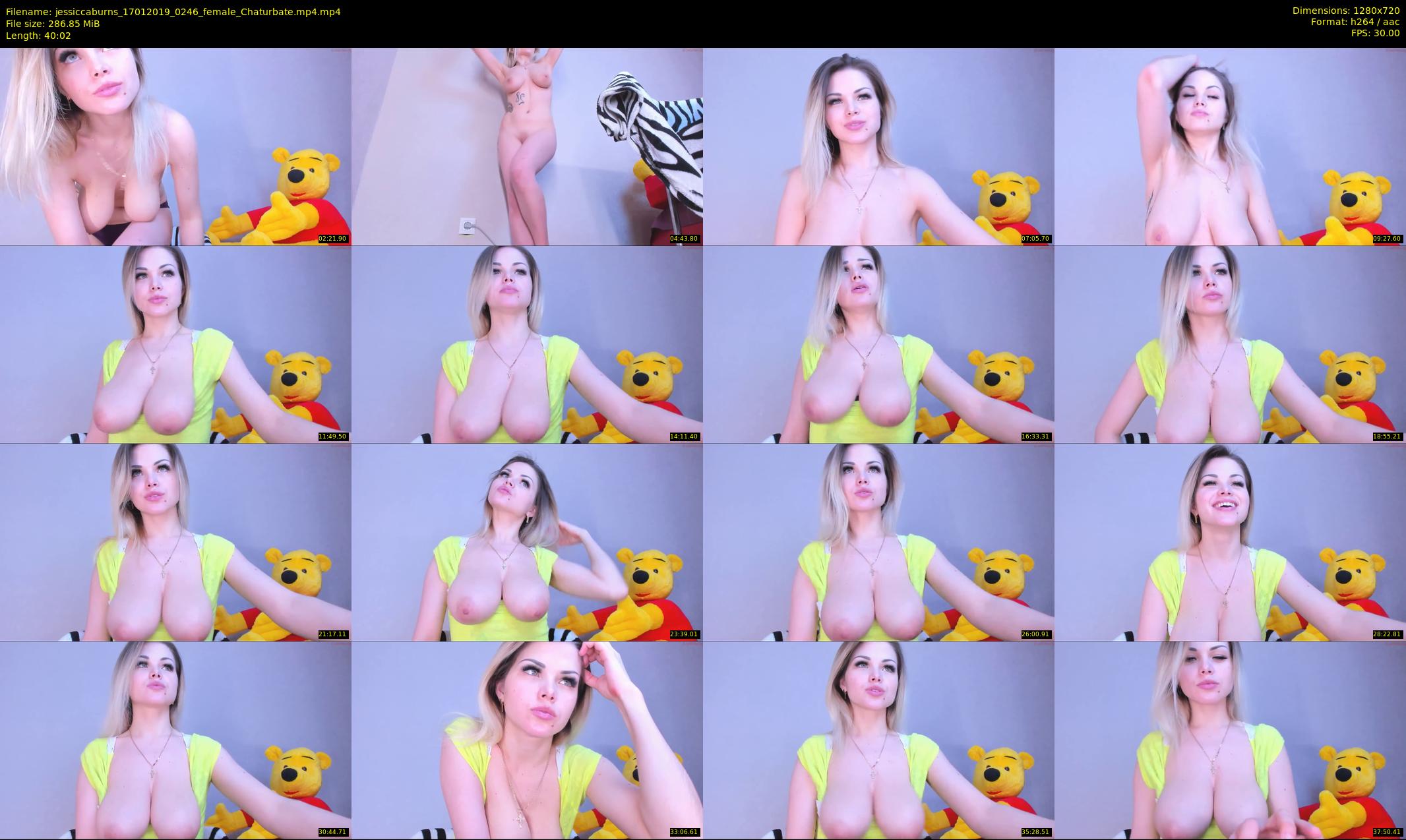 jessiccaburns — 41 minute Chaturbate female cam show recording, 720p, Jan 17, 2019