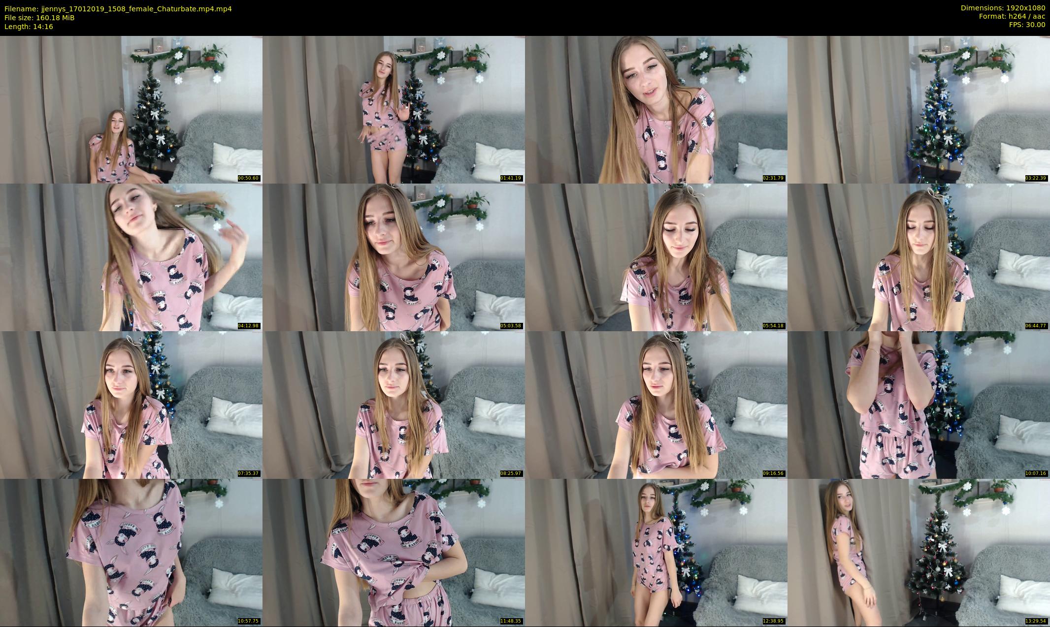 jjennys — 15 minute Chaturbate female cam show recording, 1080p, Jan 17, 2019