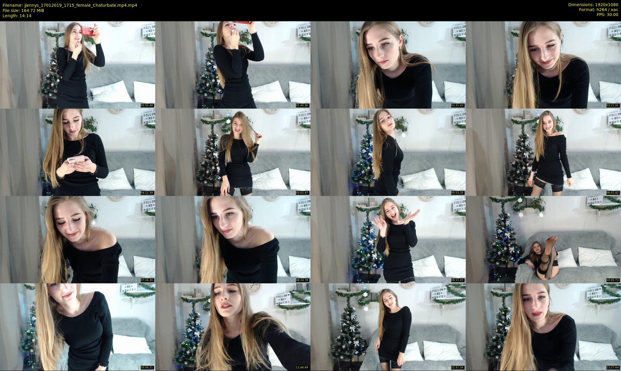 jjennys — 15 minute Chaturbate female cam show recording, 1080p, Jan 17, 2019