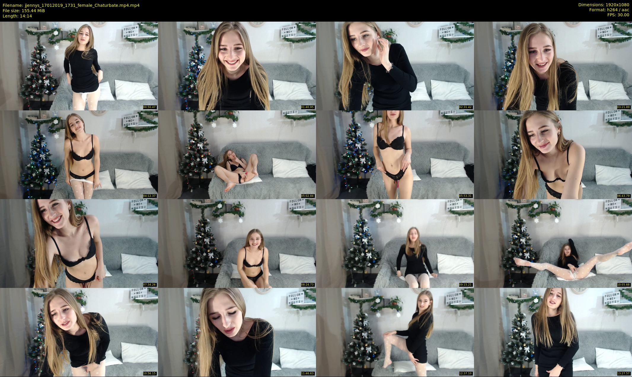 jjennys — 15 minute Chaturbate female cam show recording, 1080p, Jan 17, 2019