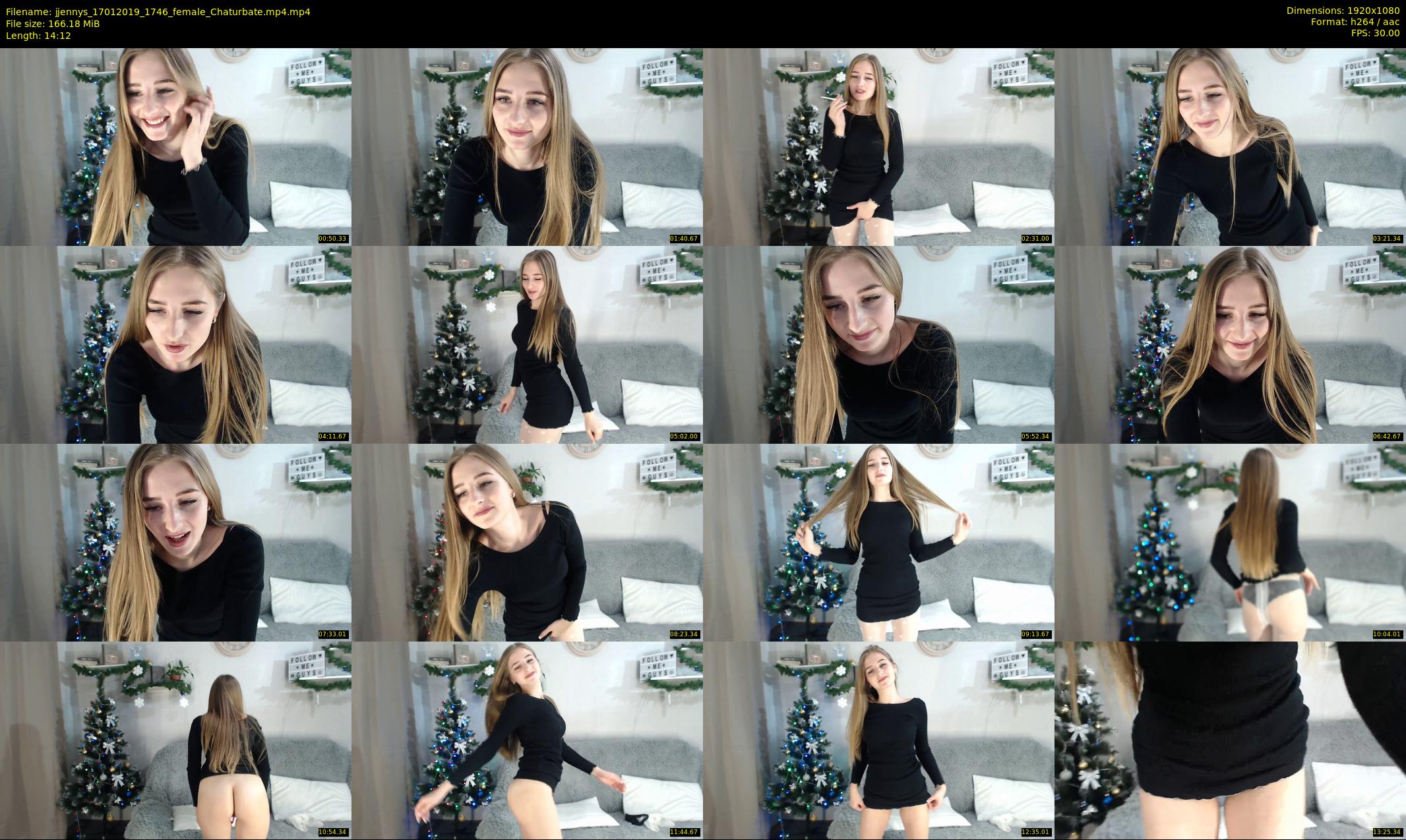 jjennys — 15 minute Chaturbate female cam show recording, 1080p, Jan 17, 2019