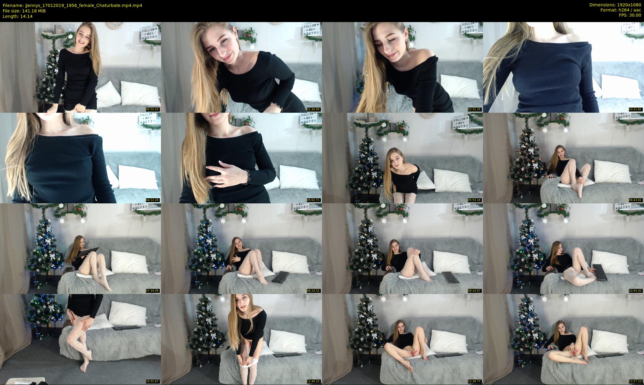 jjennys — 15 minute Chaturbate female cam show recording, 1080p, Jan 17, 2019
