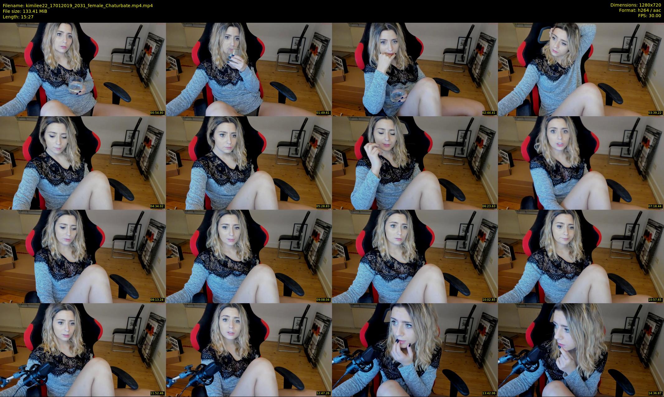 kimilee22 — 16 minute Chaturbate female cam show recording, 720p, Jan 17, 2019