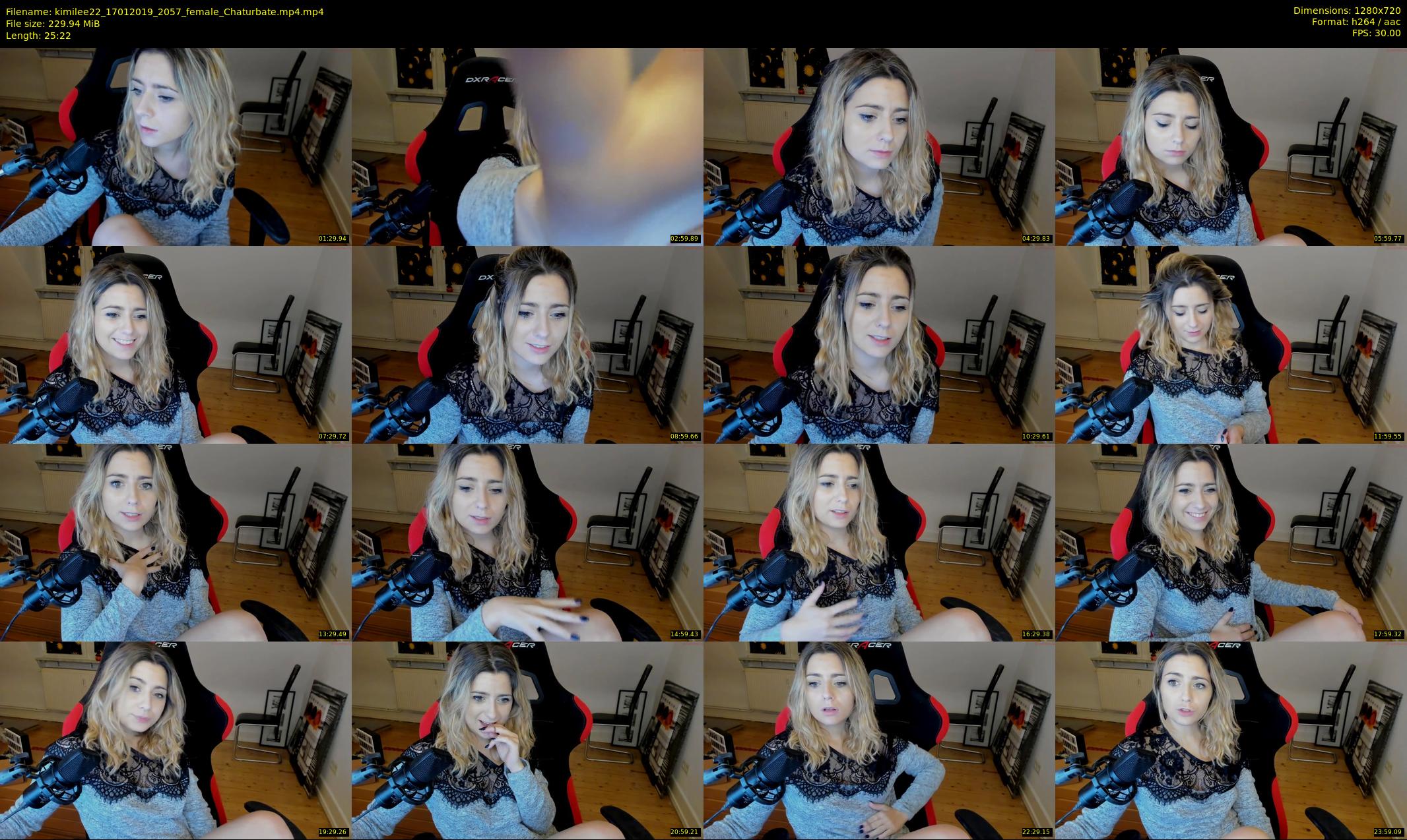 kimilee22 — 26 minute Chaturbate female cam show recording, 720p, Jan 17, 2019