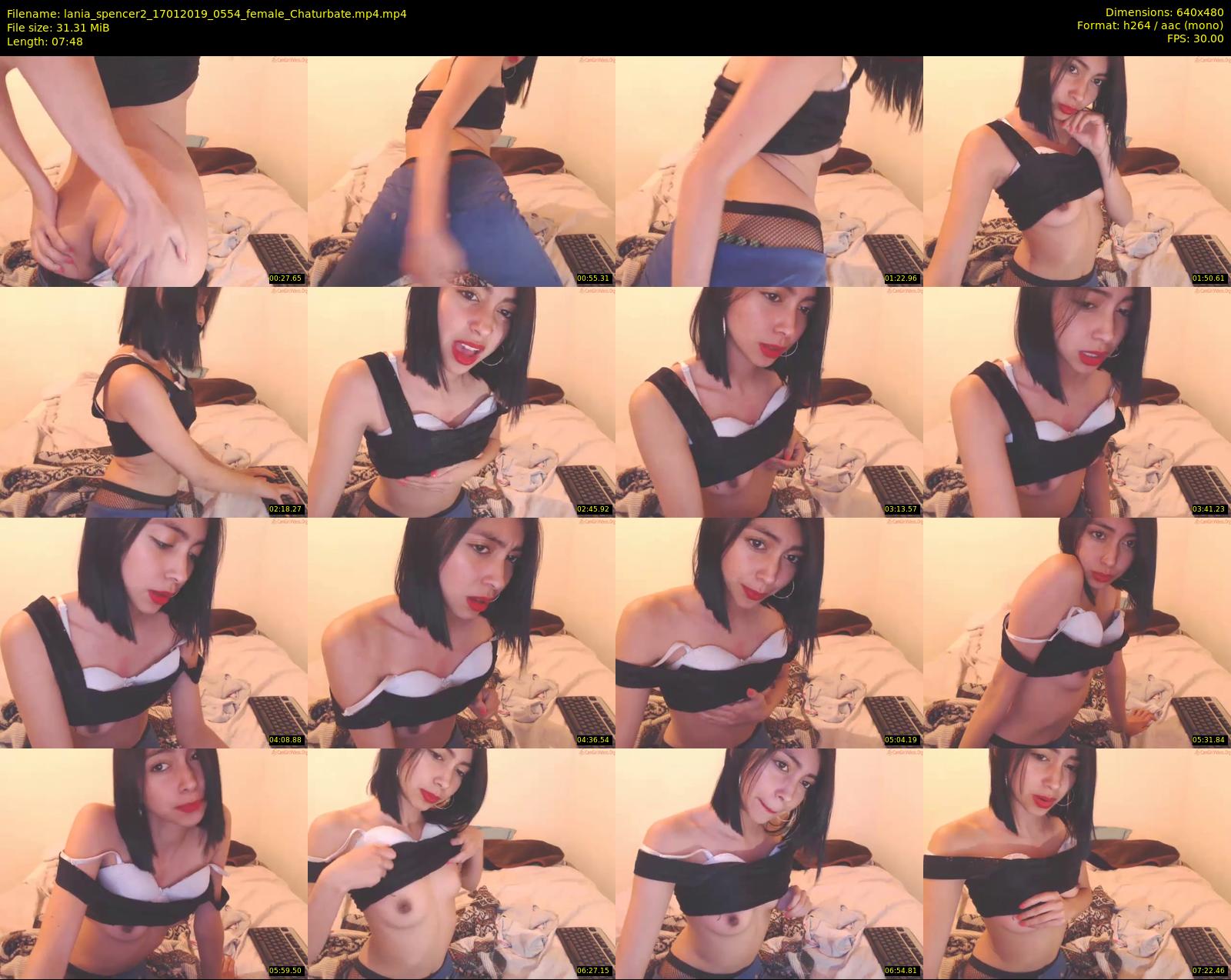 lania_spencer2 — 8 minute Chaturbate female cam show recording, 480p, Jan 17, 2019