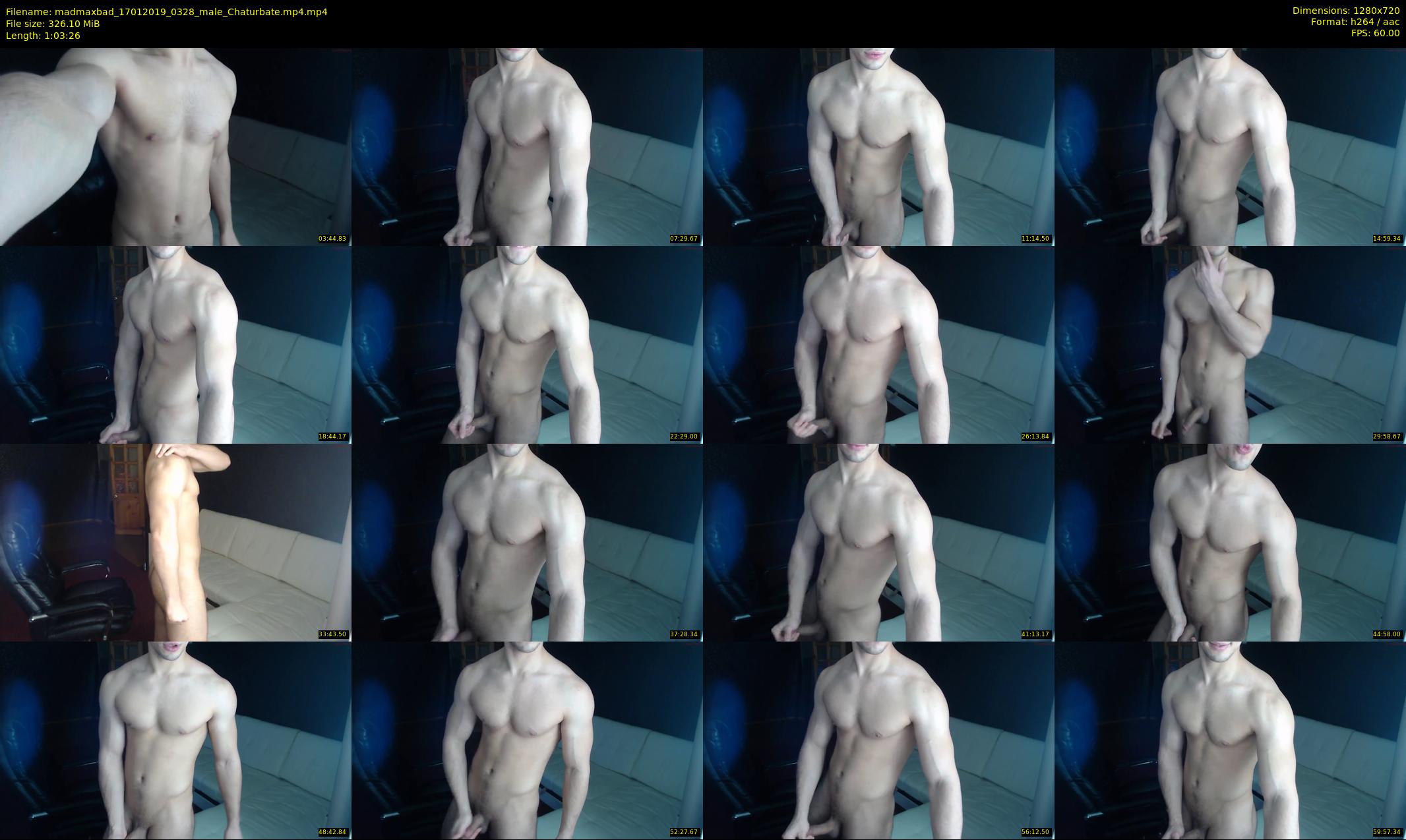 madmaxbad — 64 minute Chaturbate male cam show recording, 720p, Jan 17, 2019