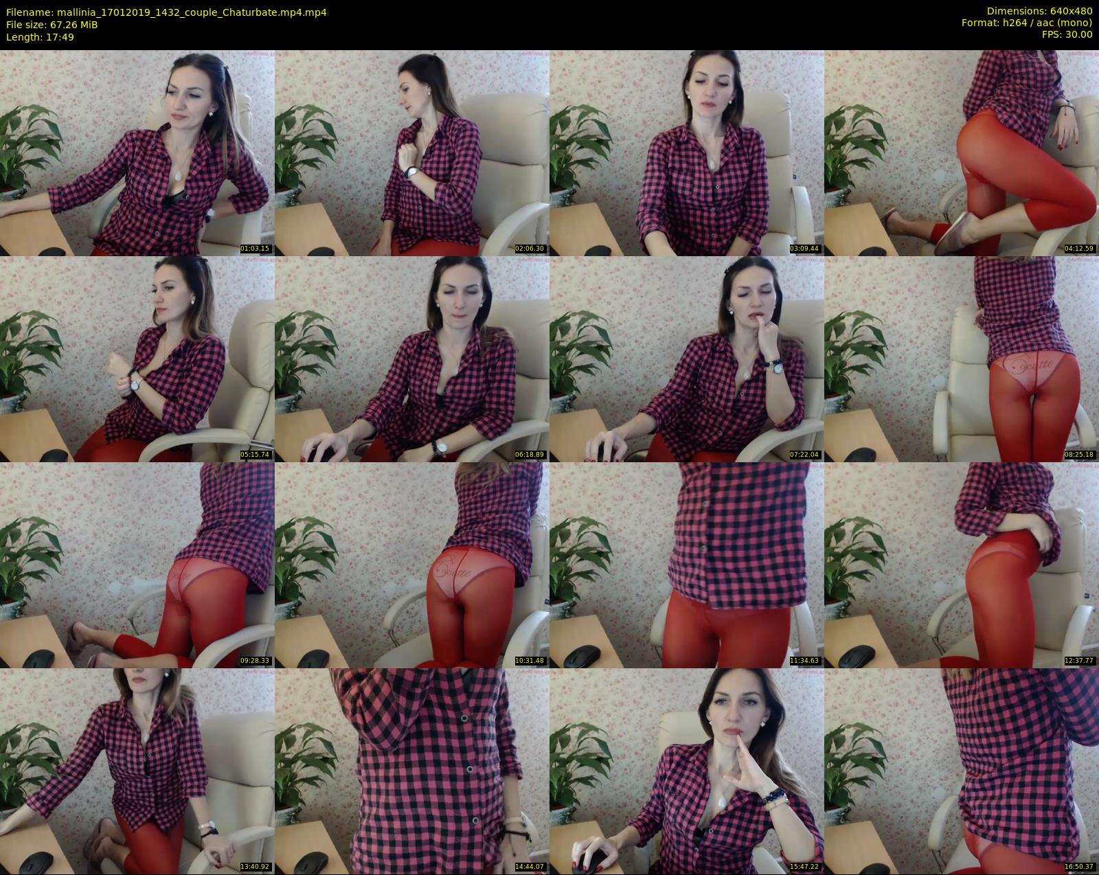 mallinia — 18 minute Chaturbate female cam show recording, 480p, Jan 17, 2019