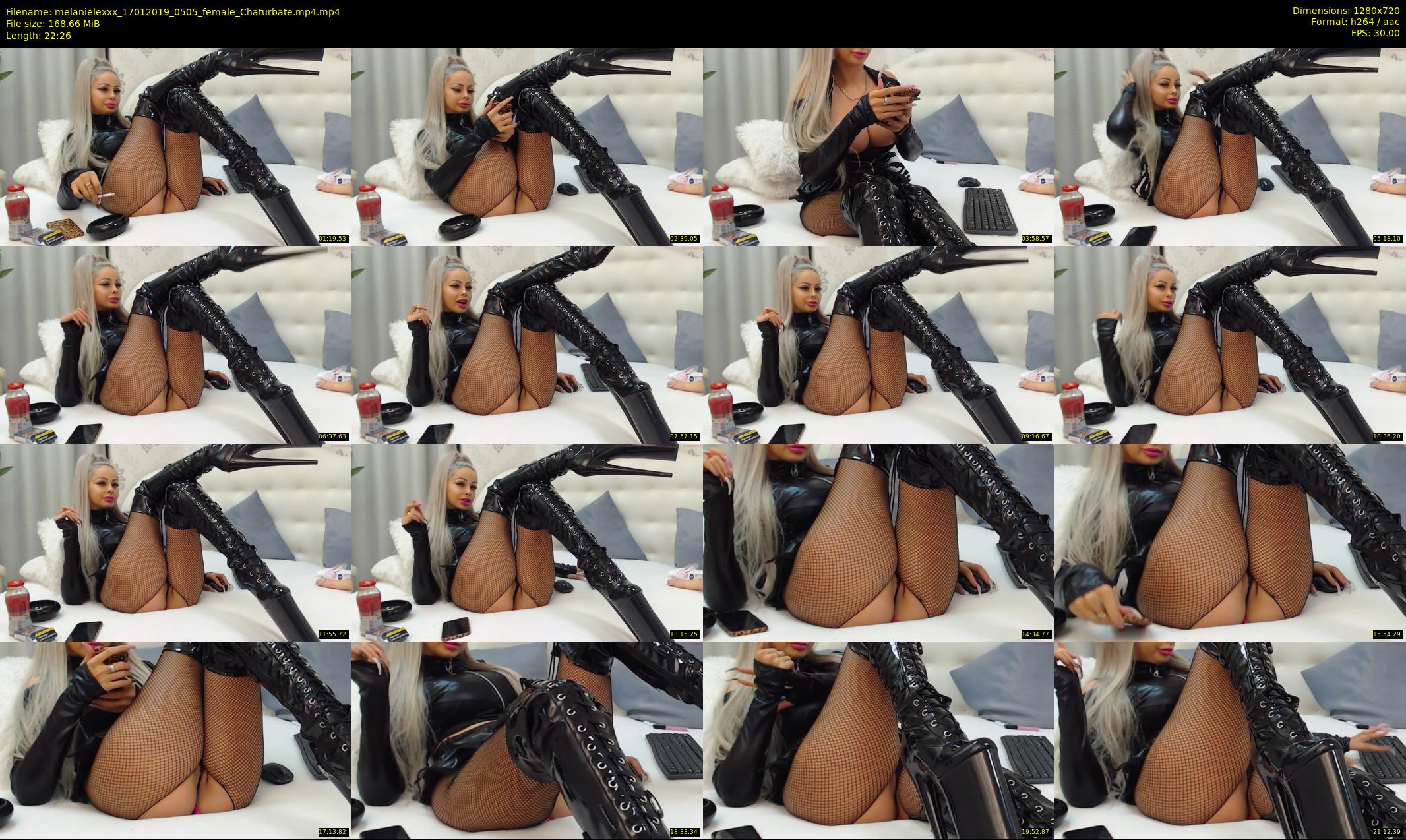 melanielexxx — 23 minute Chaturbate female cam show recording, 720p, Jan 17, 2019