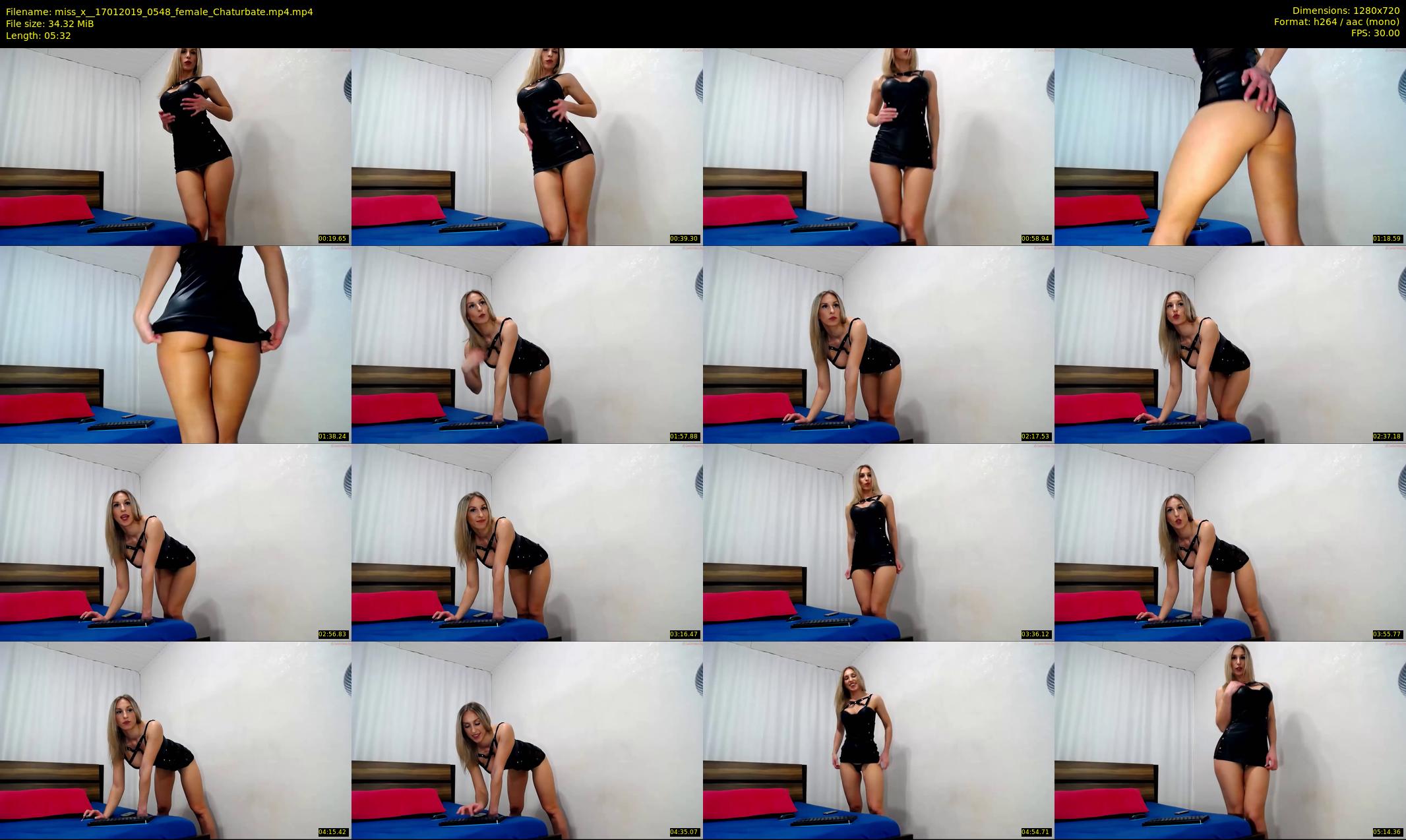 miss_x_ — 6 minute Chaturbate female cam show recording, 720p, Jan 17, 2019