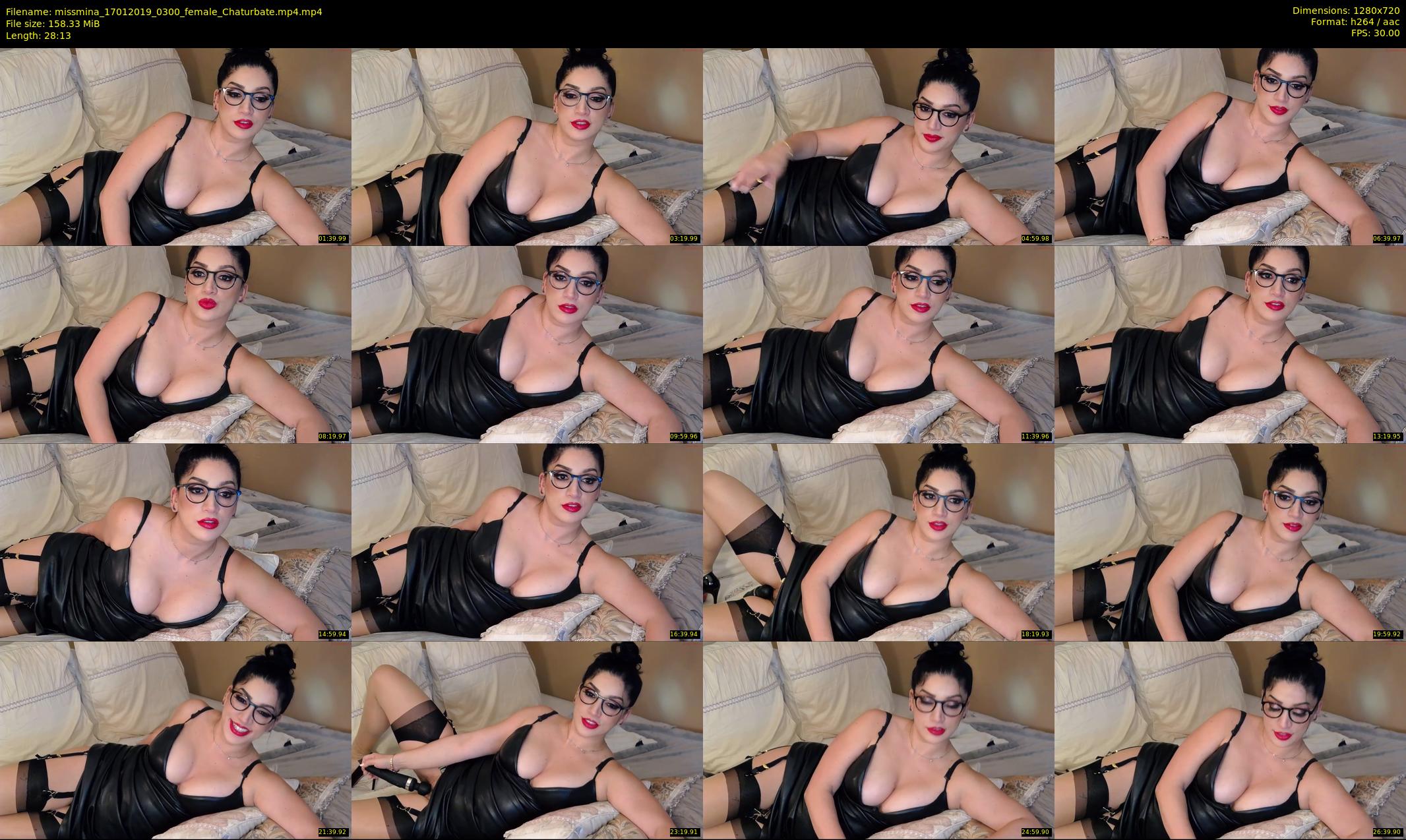 missmina — 29 minute Chaturbate female cam show recording, 720p, Jan 17, 2019