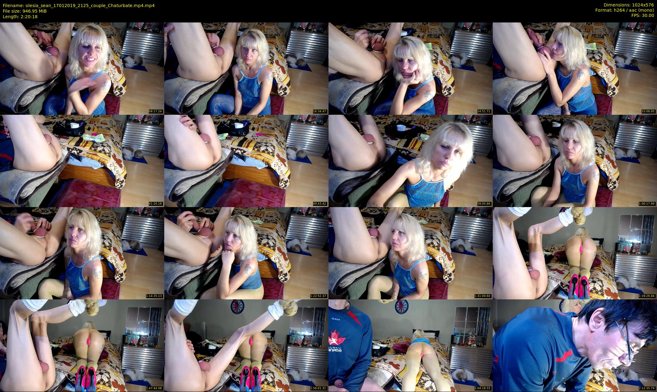 olesia_sean — 141 minute Chaturbate couple cam show recording, 480p, Jan 17, 2019