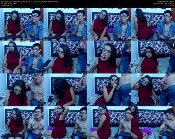 paolaanddaniel — 57 minute Chaturbate couple cam show recording, 480p, Jan 17, 2019