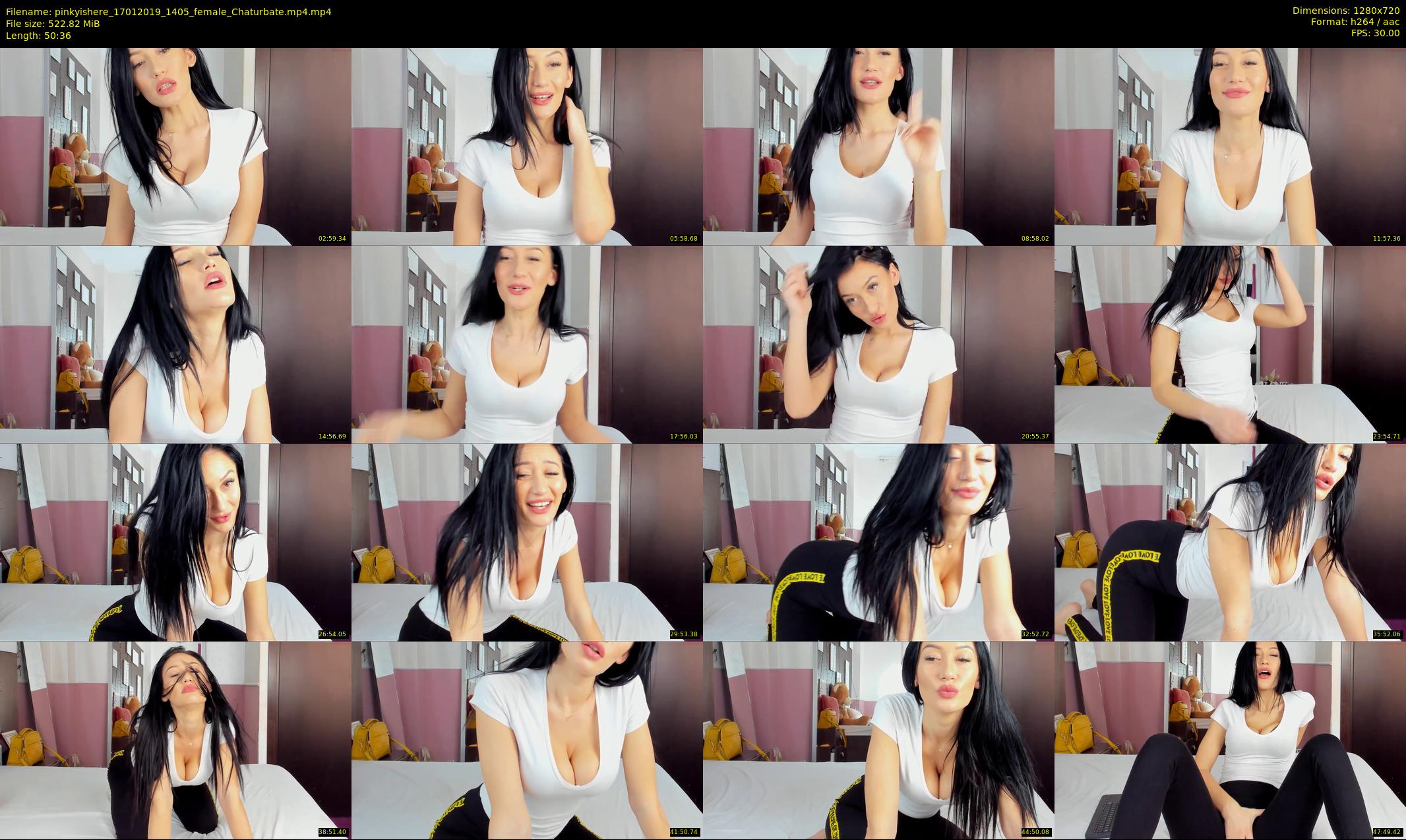 pinkyishere — 51 minute Chaturbate female cam show recording, 720p, Jan 17, 2019