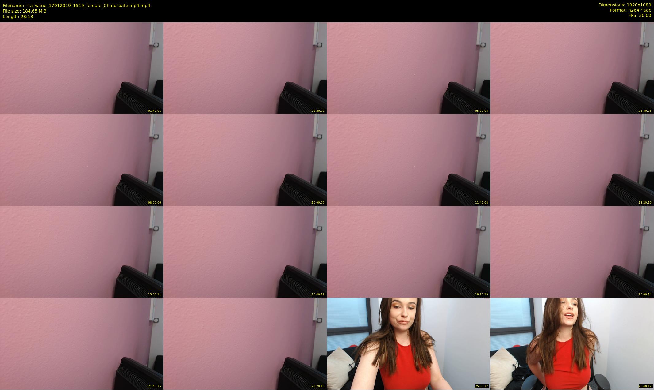 rita_wane — 29 minute Chaturbate female cam show recording, 1080p, Jan 17, 2019