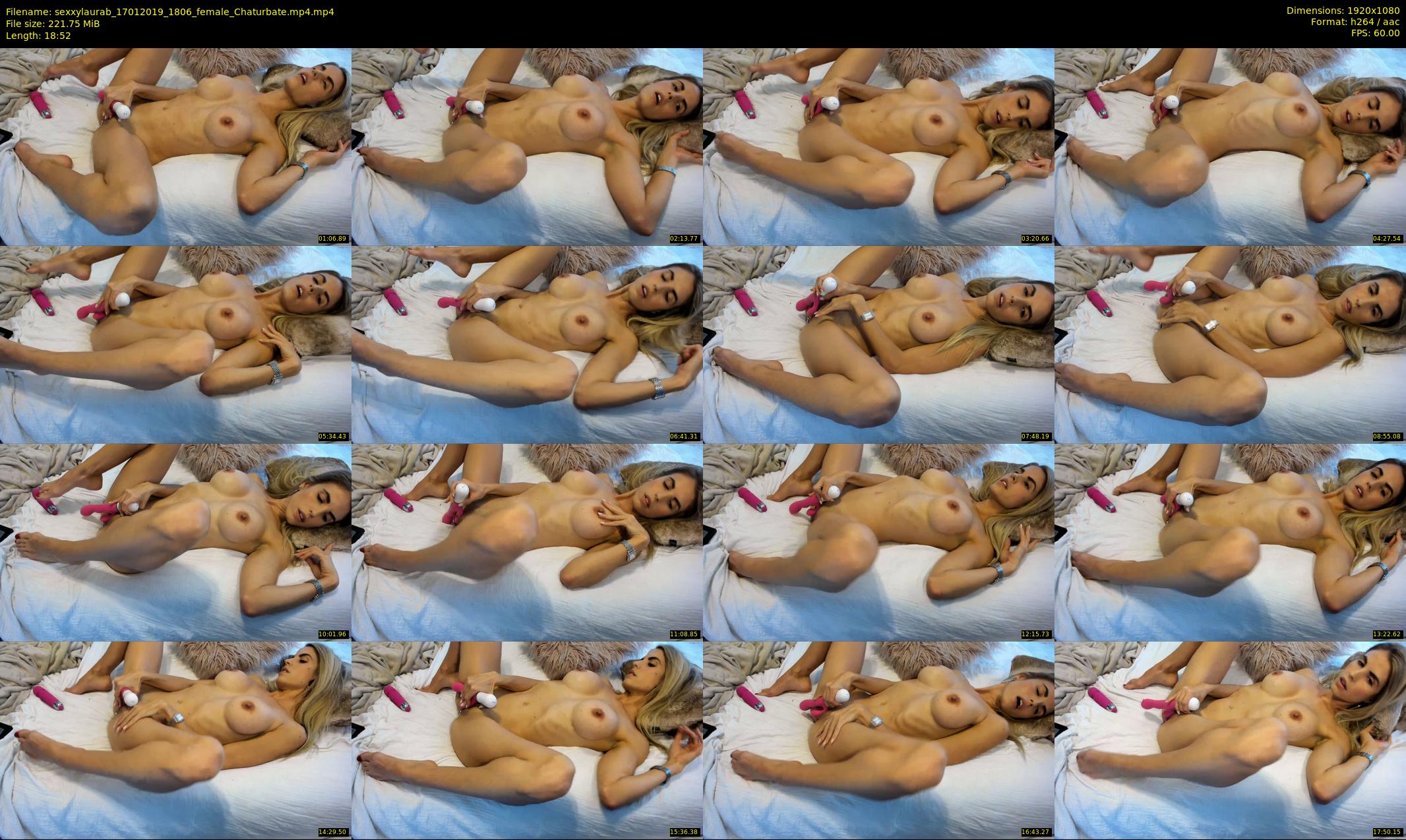 sexxylaurab — 19 minute Chaturbate female cam show recording, 1080p, Jan 17, 2019