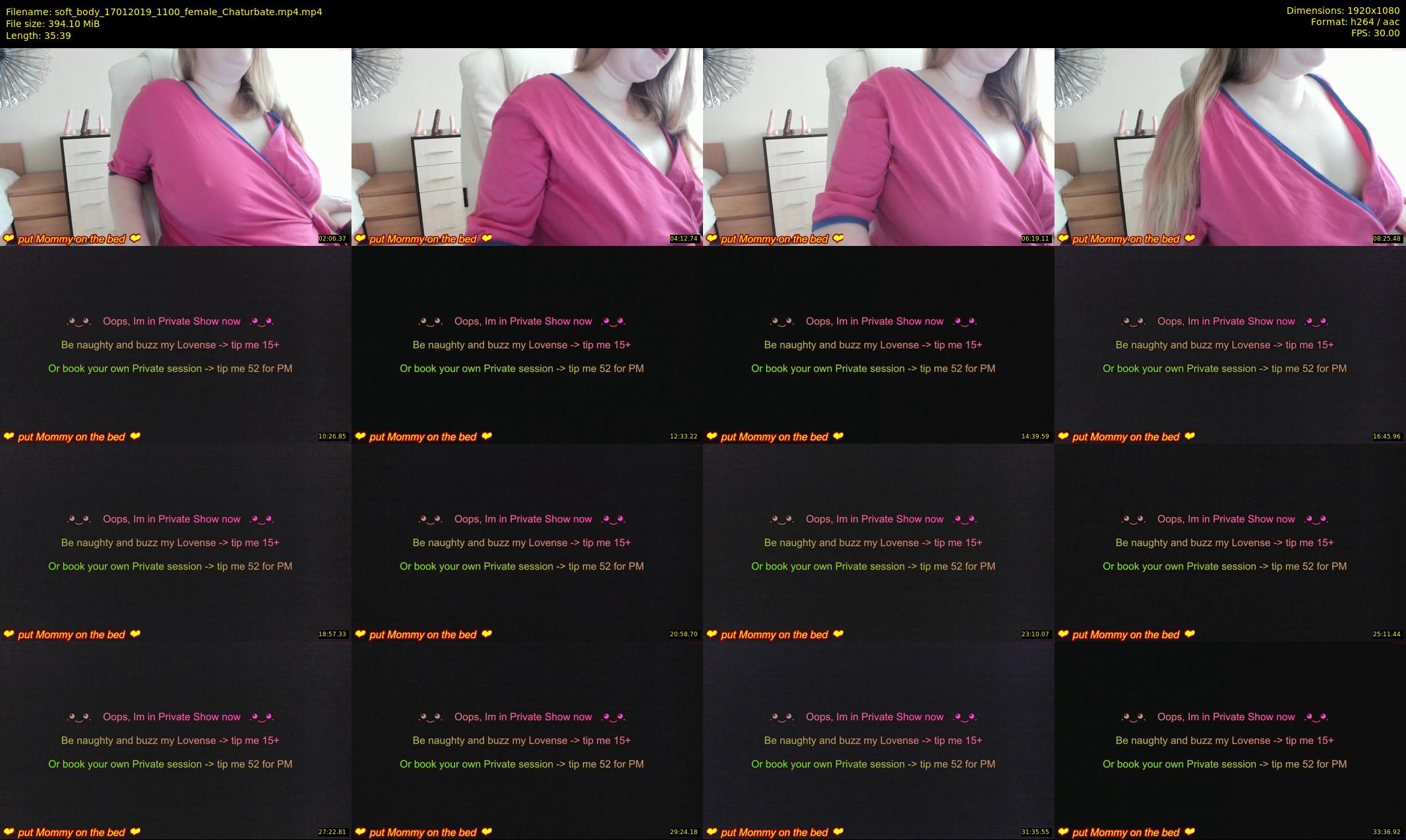soft_body — 36 minute Chaturbate female cam show recording, 1080p, Jan 17, 2019