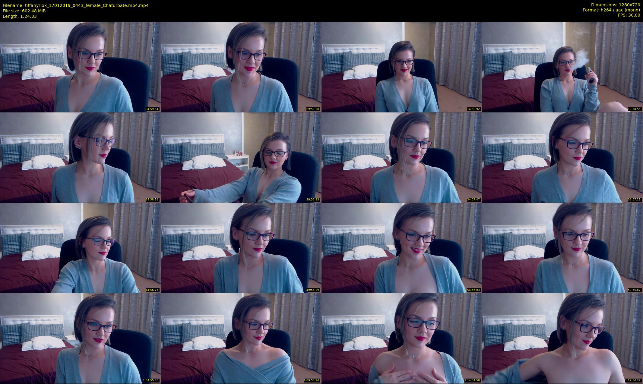 tiffanyriox — 85 minute Chaturbate female cam show recording, 720p, Jan 17, 2019