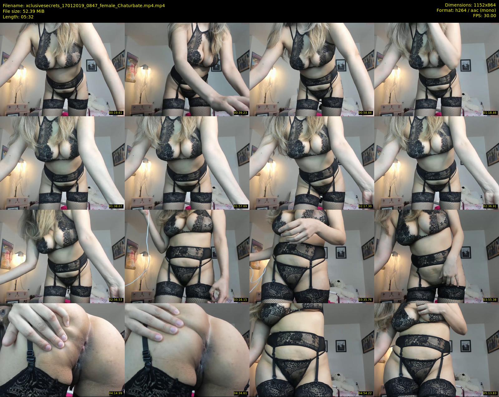 xclusivesecrets — 6 minute Chaturbate female cam show recording, 720p, Jan 17, 2019