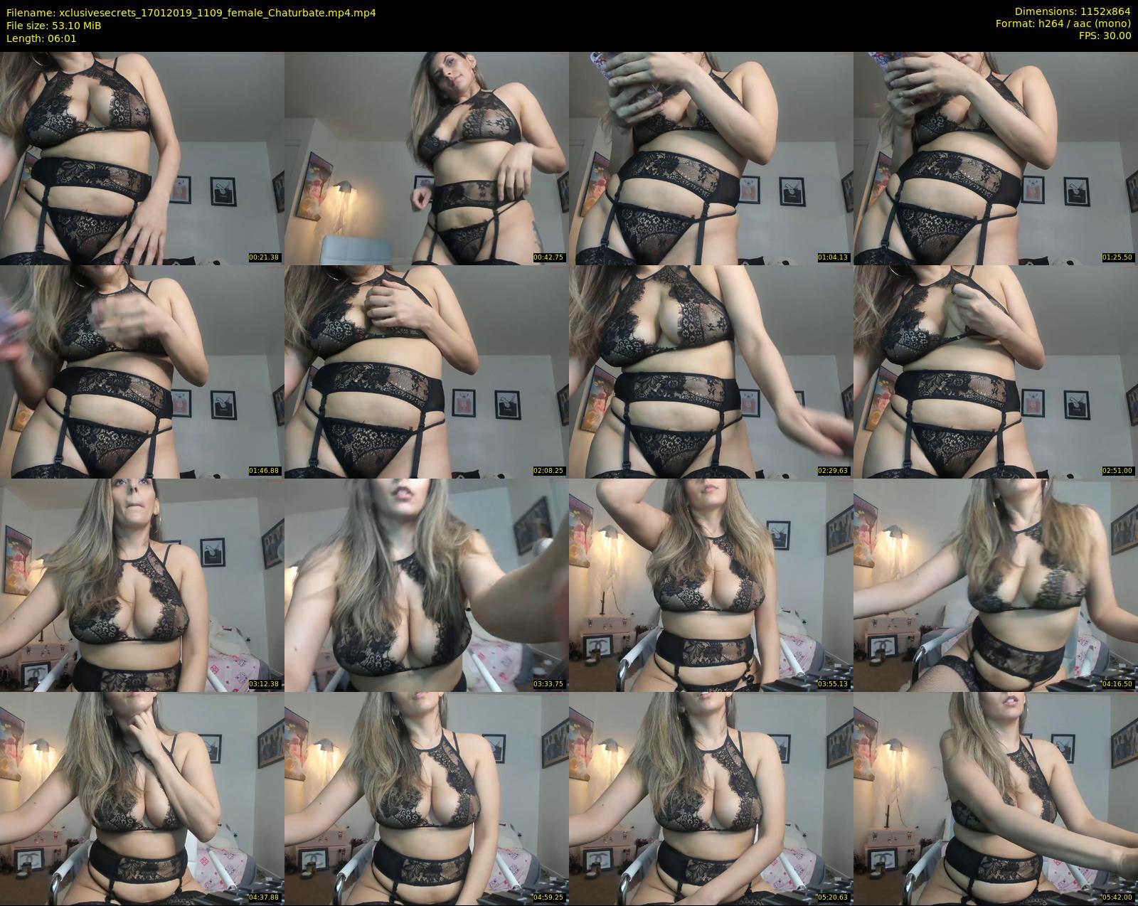 xclusivesecrets — 7 minute Chaturbate female cam show recording, 720p, Jan 17, 2019