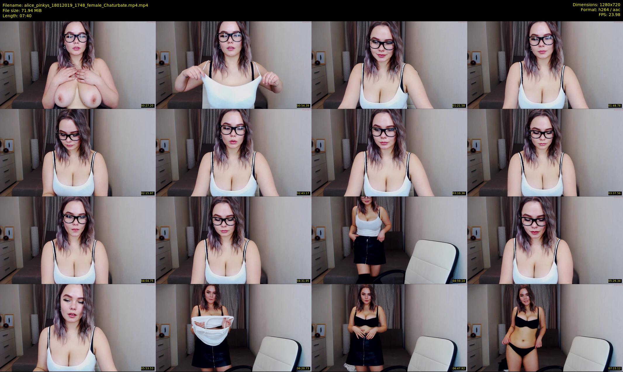 alice_pinkys — 8 minute Chaturbate female cam show recording, 720p, Jan 18, 2019