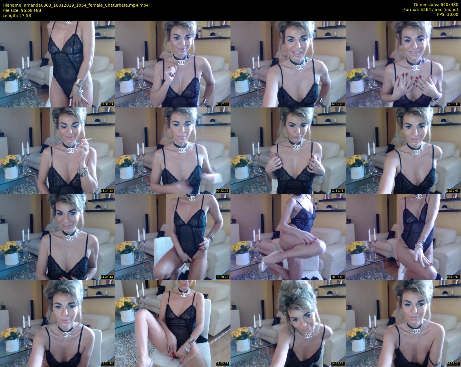 amanda0803 — 28 minute Chaturbate female cam show recording, 480p, Jan 18, 2019