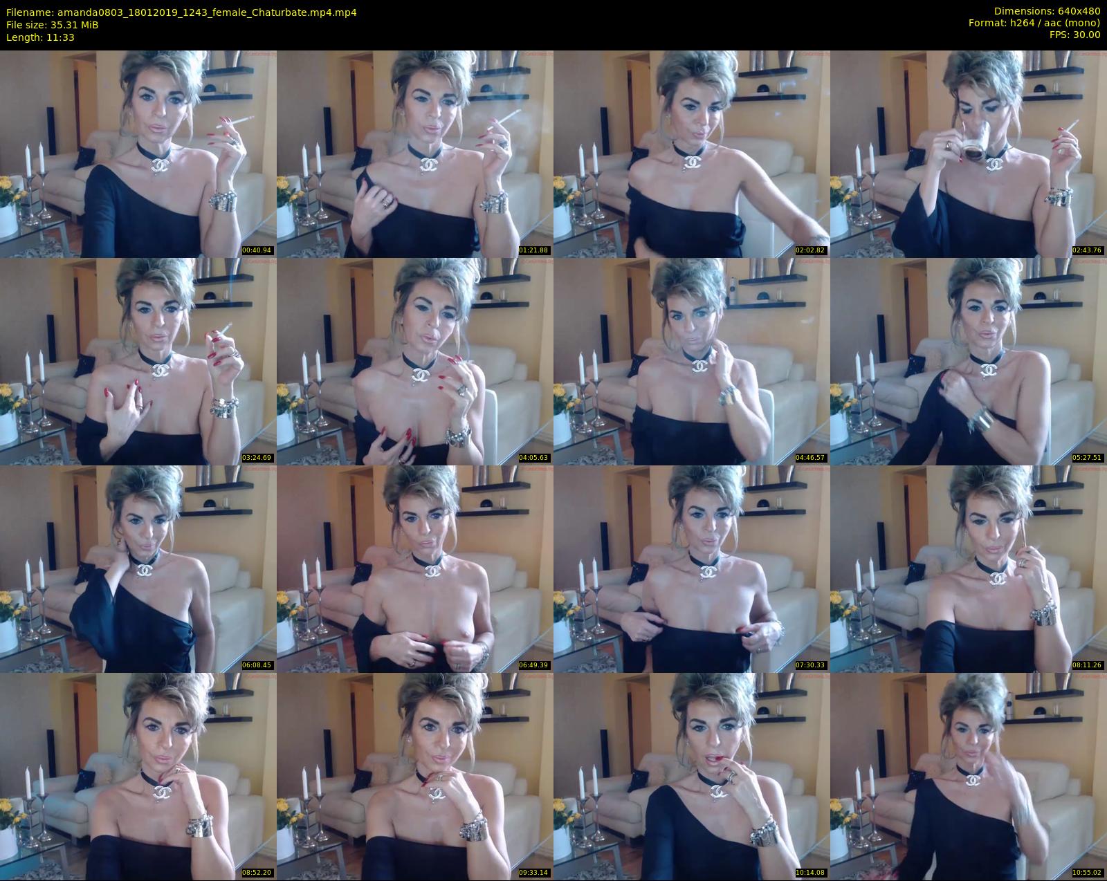 amanda0803 — 12 minute Chaturbate female cam show recording, 480p, Jan 18, 2019