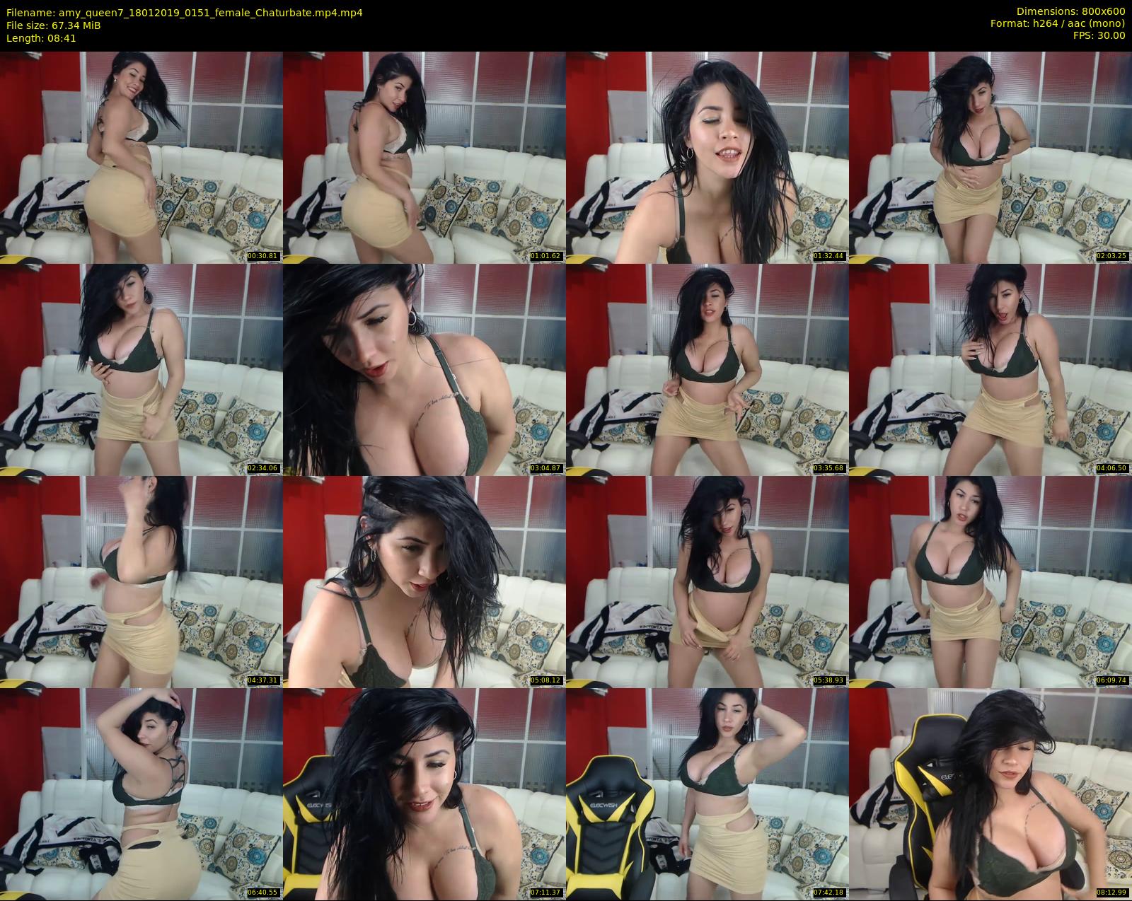 amy_queen7 — 9 minute Chaturbate female cam show recording, 480p, Jan 18, 2019