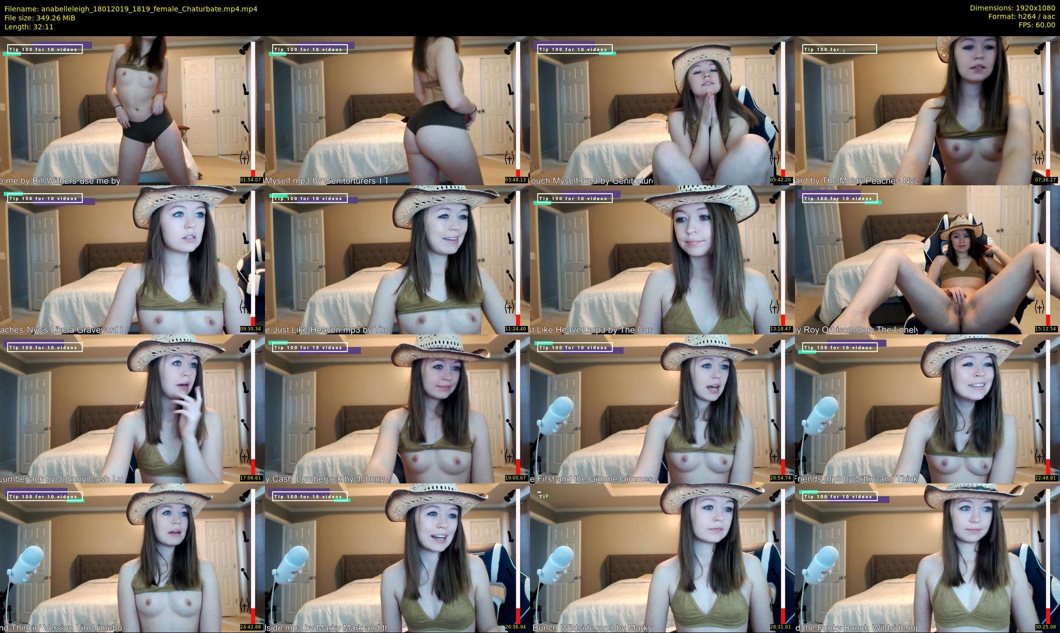 anabelleleigh — 33 minute Chaturbate female cam show recording, 1080p, Jan 18, 2019