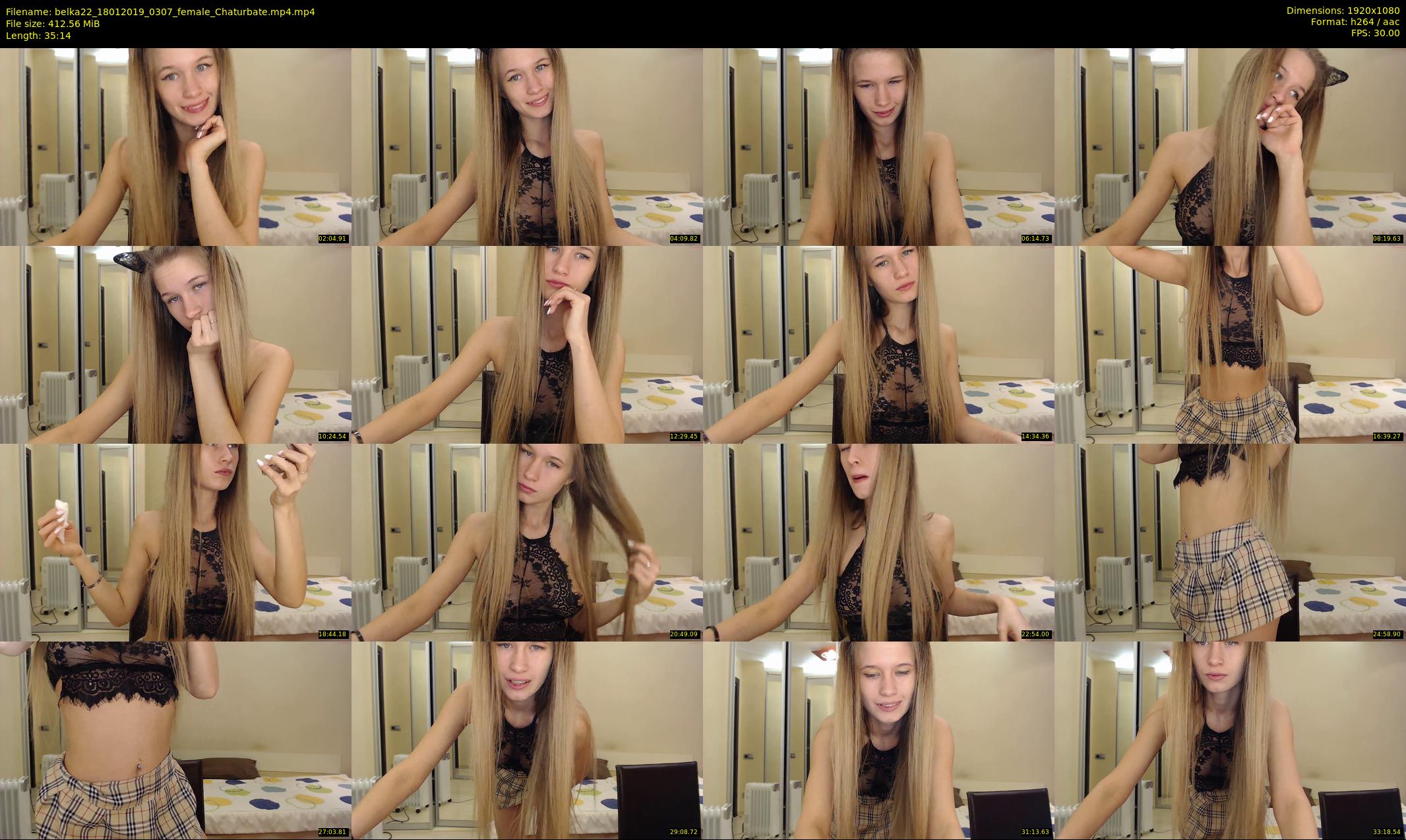 belka22 — 36 minute Chaturbate female cam show recording, 1080p, Jan 18, 2019