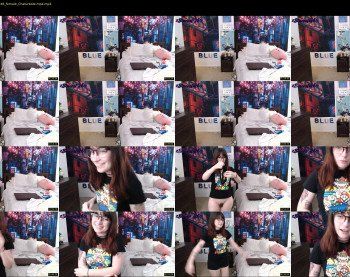 blueasfuck — 8 minute Chaturbate female cam show recording, 1080p, Jan 18, 2019