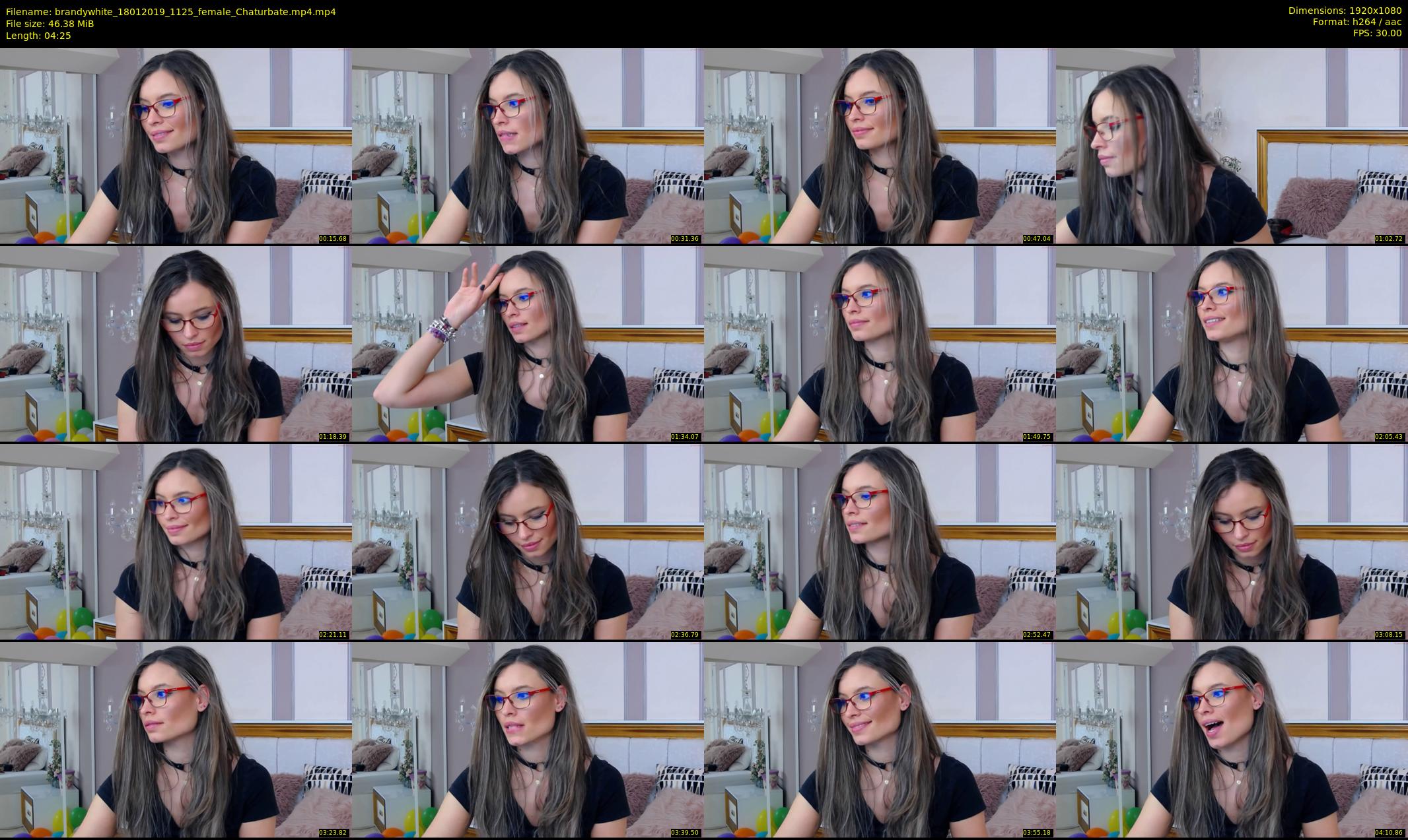 brandywhite — 5 minute Chaturbate female cam show recording, 1080p, Jan 18, 2019