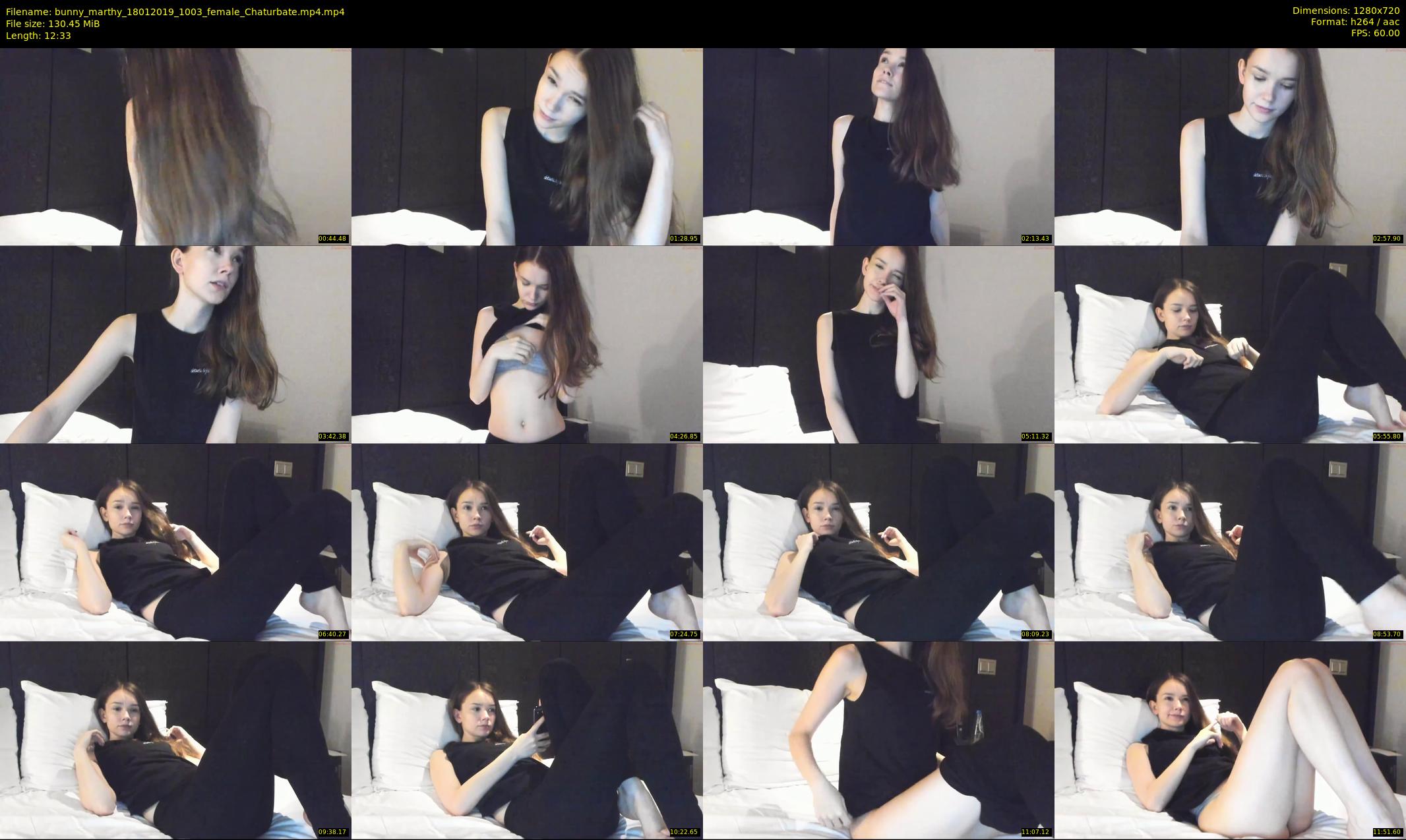bunny_marthy — 13 minute Chaturbate female cam show recording, 720p, Jan 18, 2019